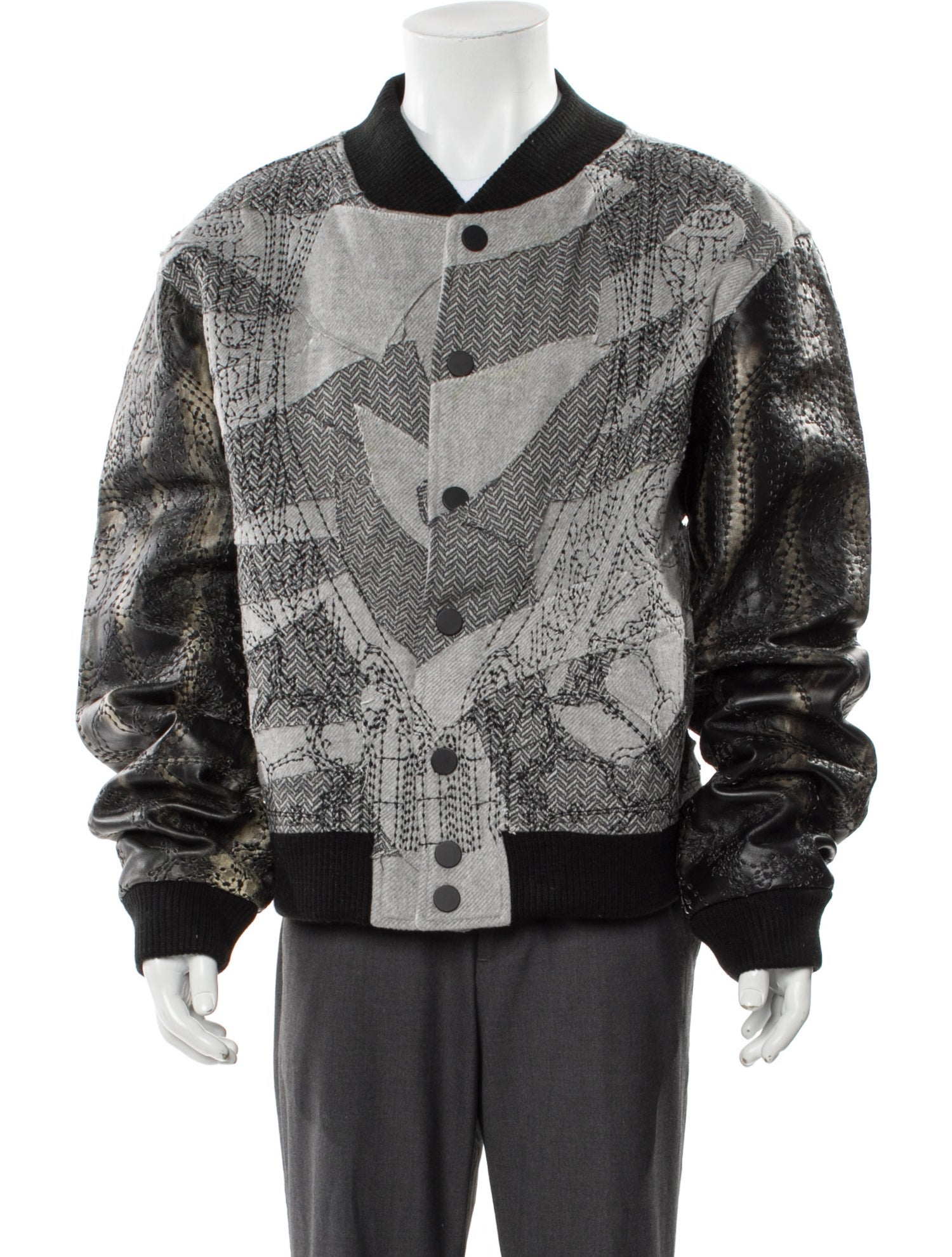 Who Decides War Printed Bomber Jacket w/ Tags