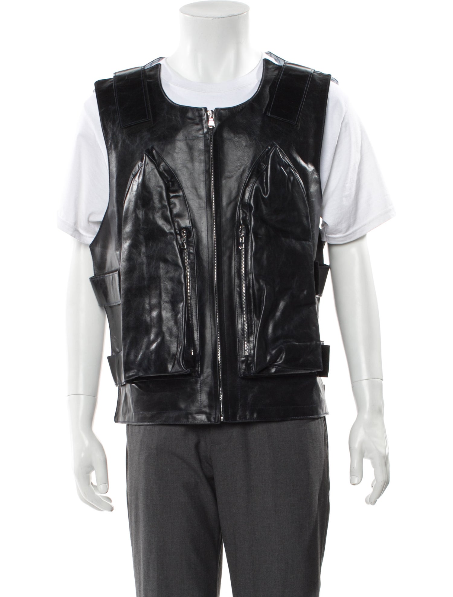 Who Decides War Leather Vest w/ Tags