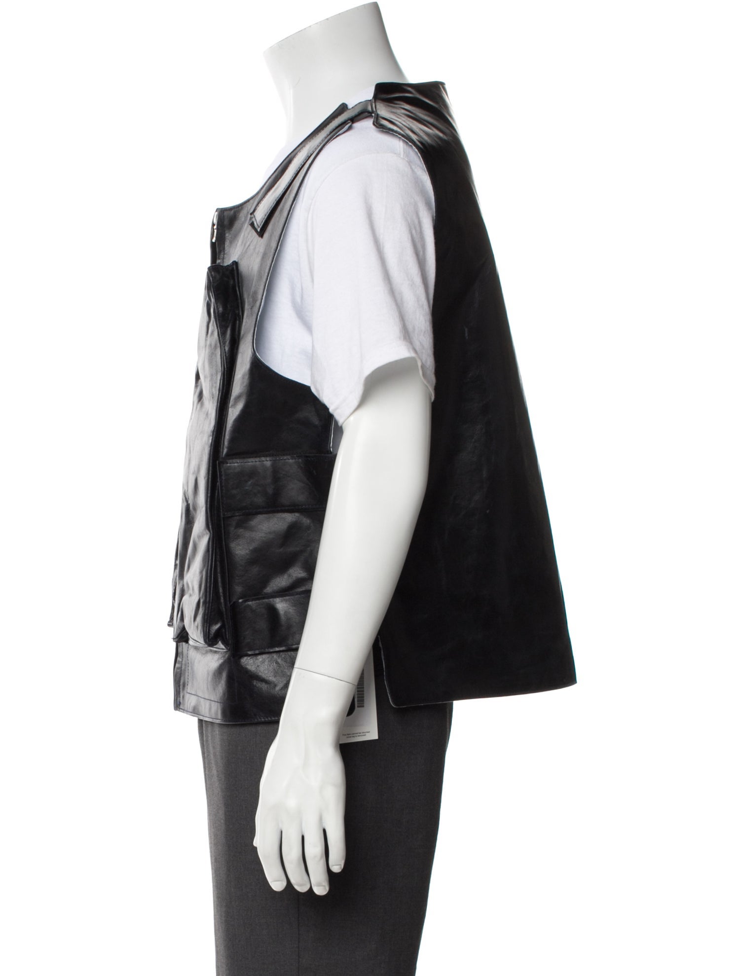 Who Decides War Leather Vest w/ Tags