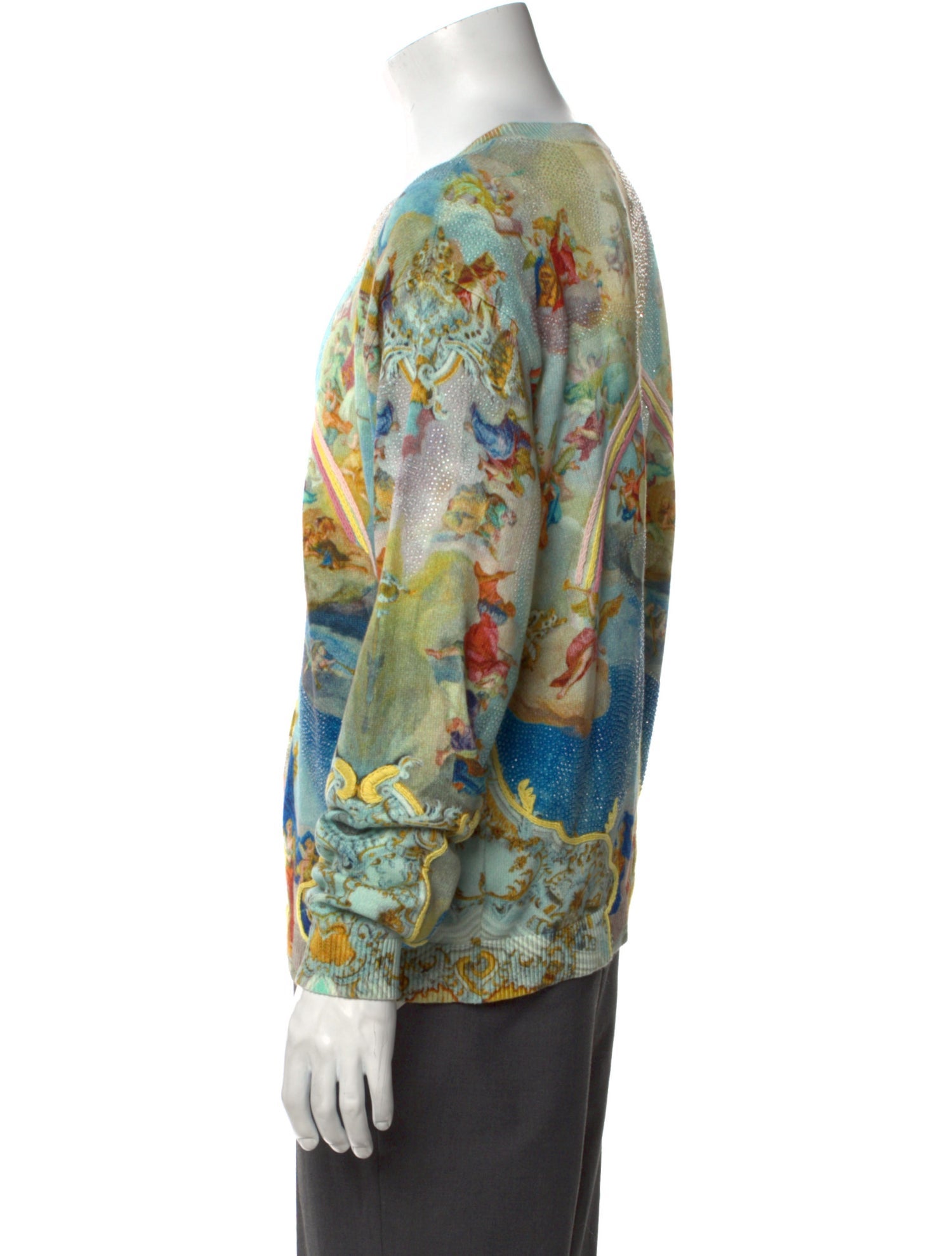 Who Decides War Printed Crew Neck Pullover