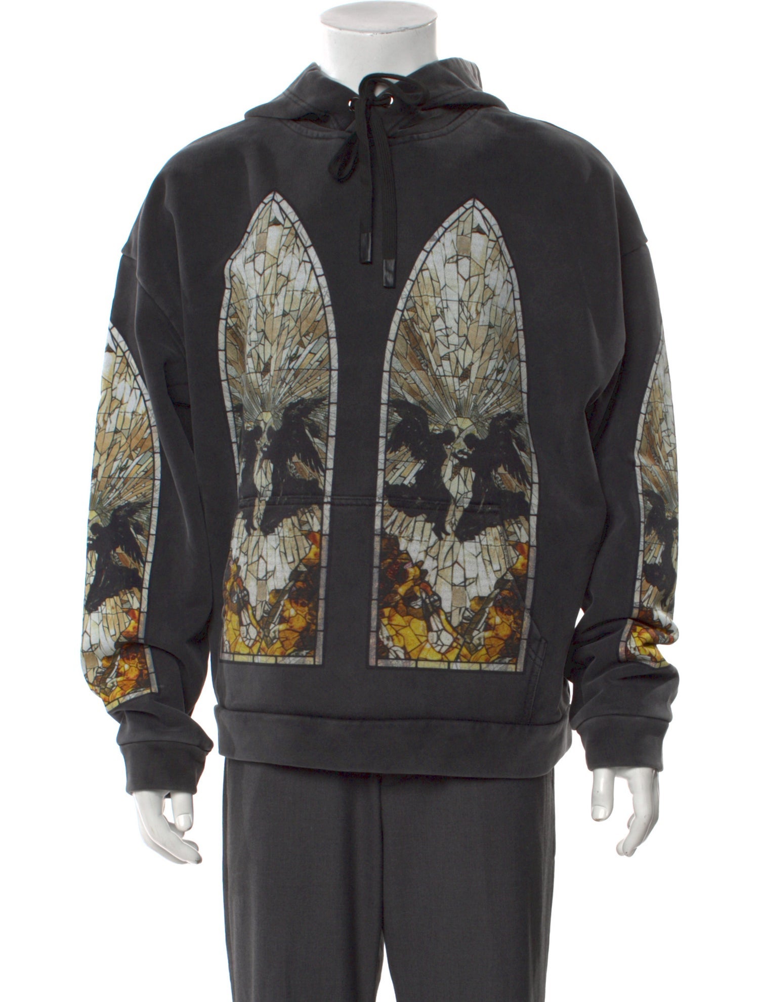 Who Decides War Printed Crew Neck Hoodie