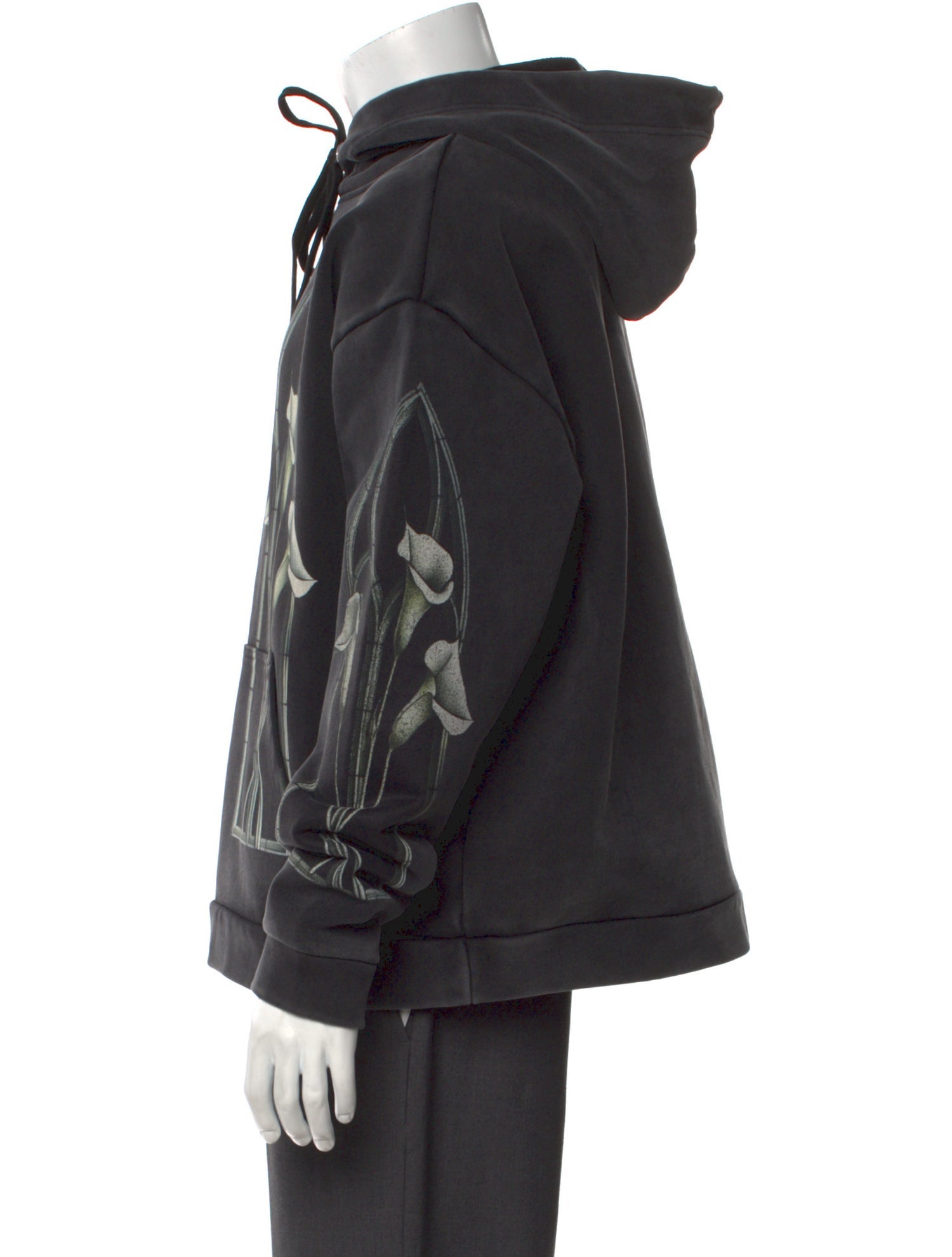 Who Decides War Graphic Print Crew Neck Hoodie