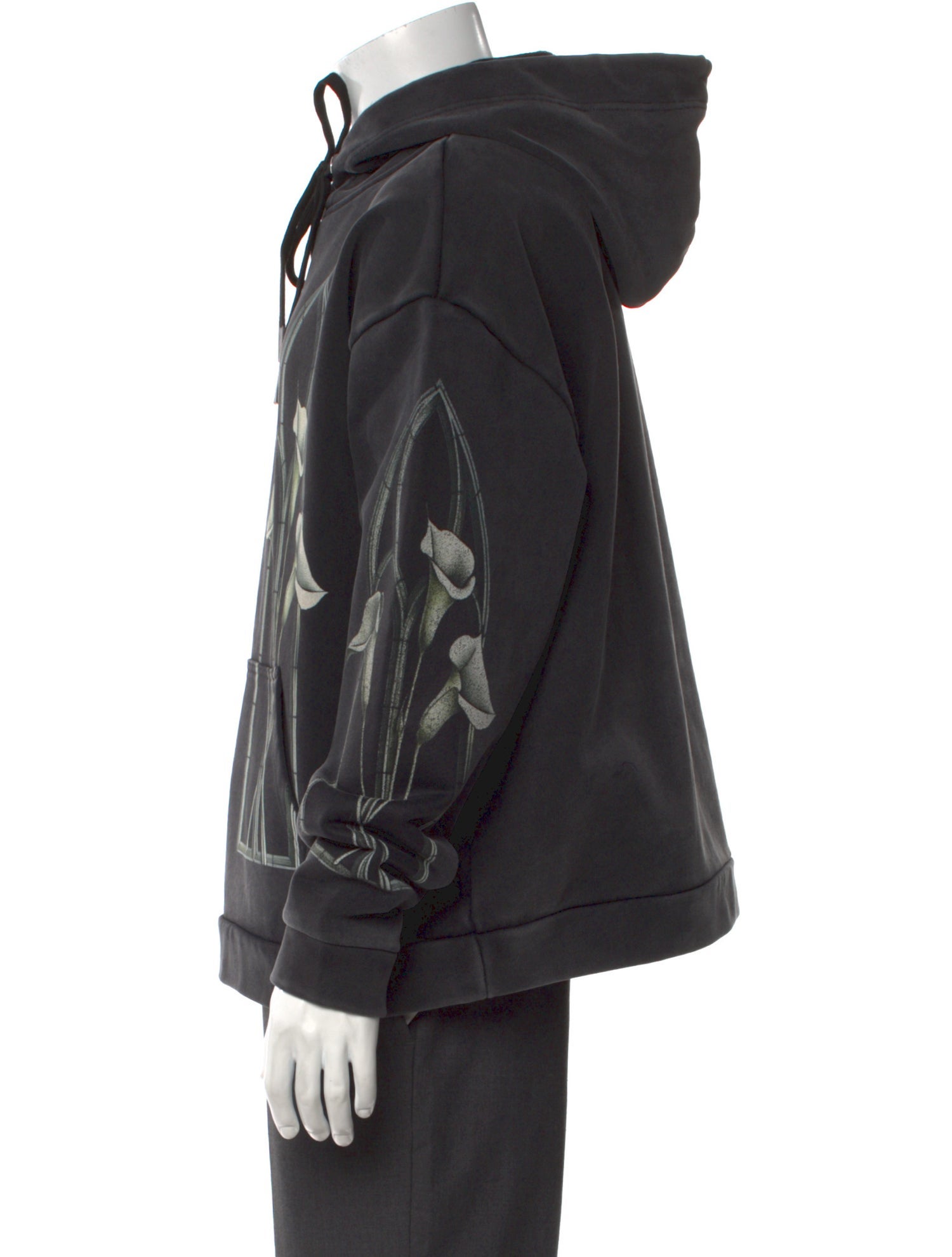 Who Decides War Graphic Print Crew Neck Hoodie