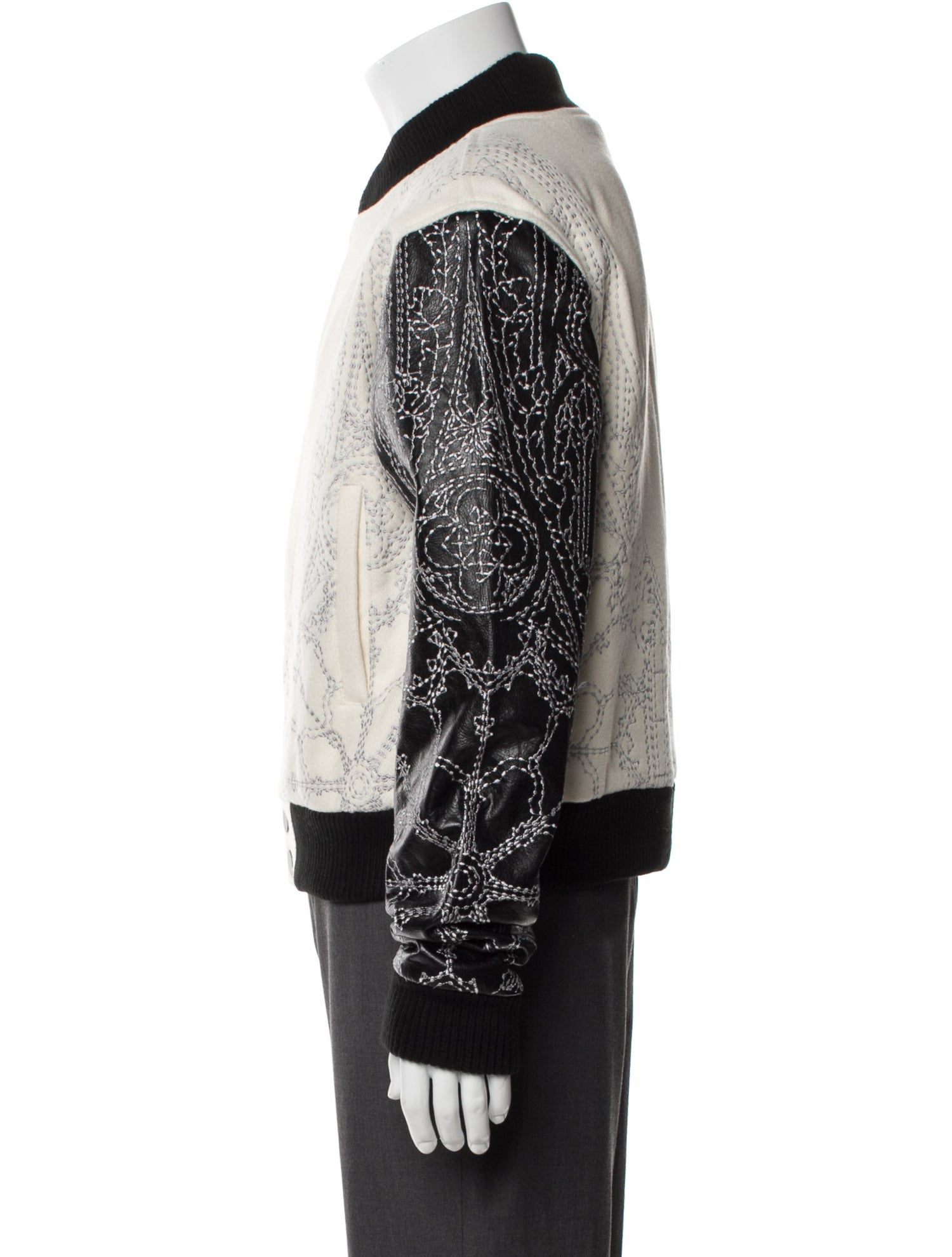 Who Decides War Printed Varsity Jacket w/ Tags