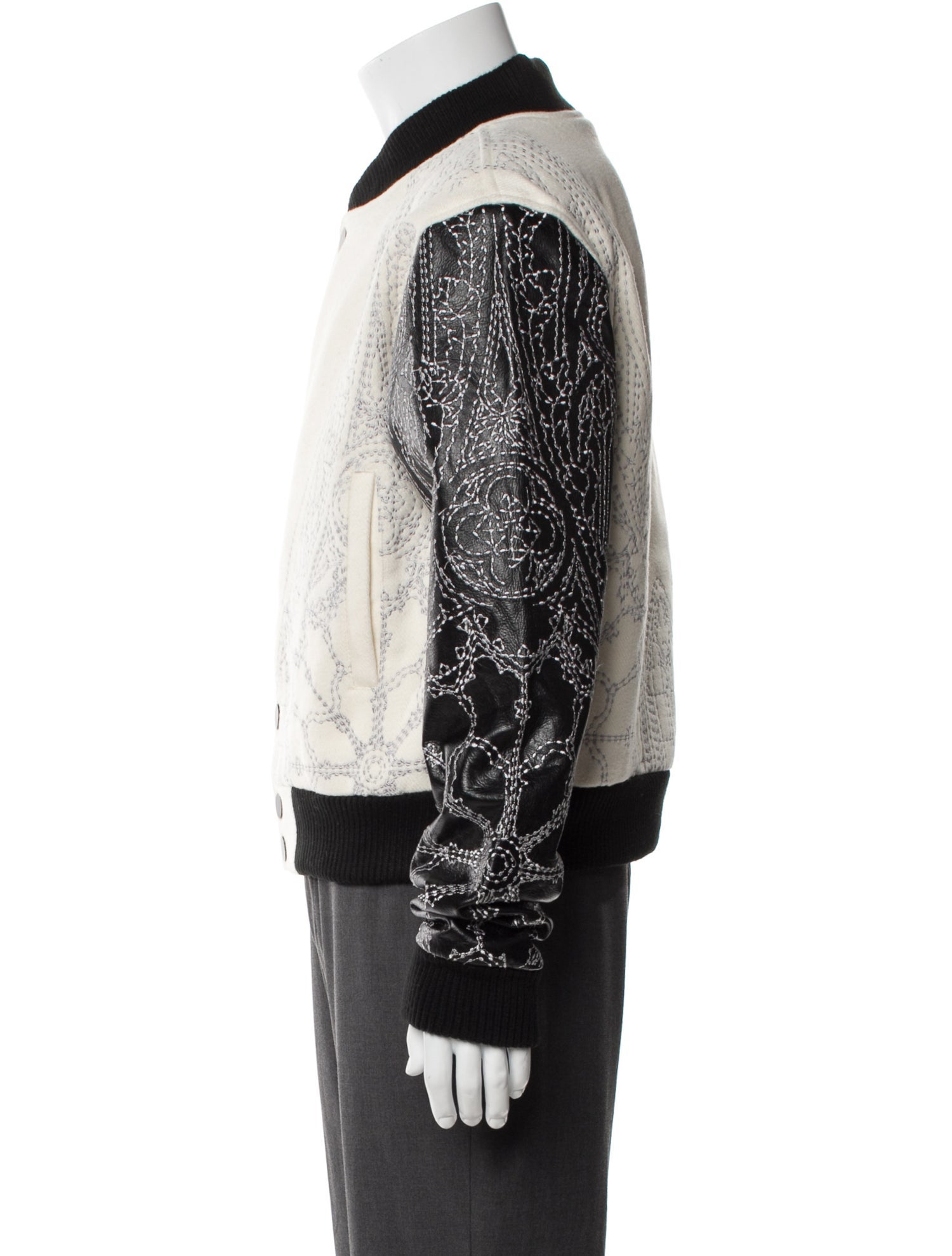 Who Decides War Printed Bomber Jacket w/ Tags