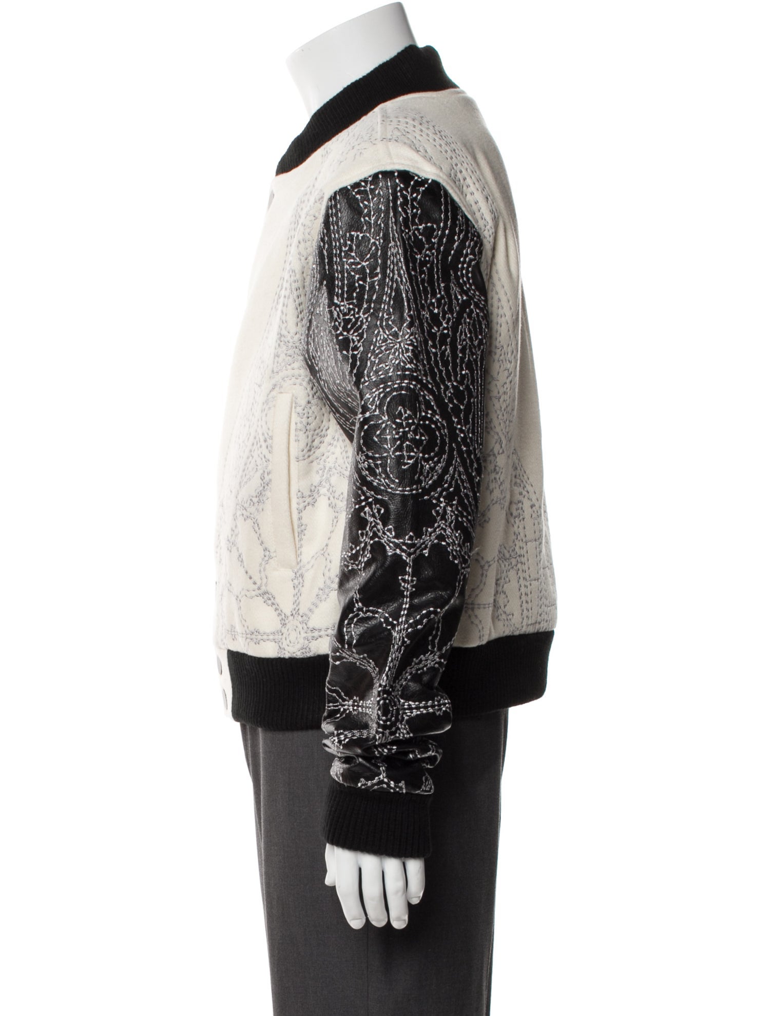 Who Decides War Printed Varsity Jacket w/ Tags