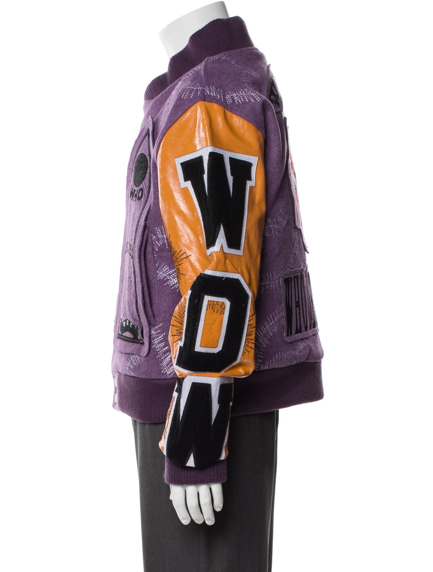 Who Decides War Printed Denim Jacket w/ Tags