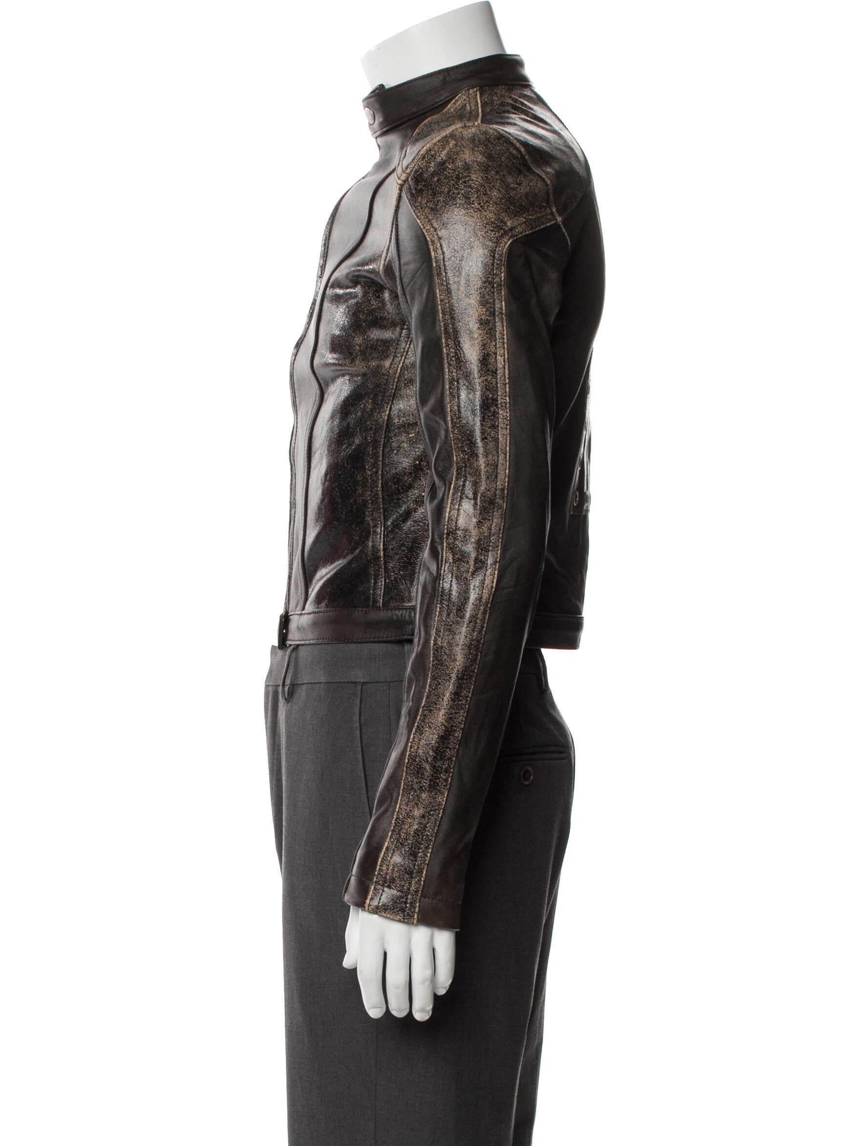 Who Decides War Leather Moto Jacket