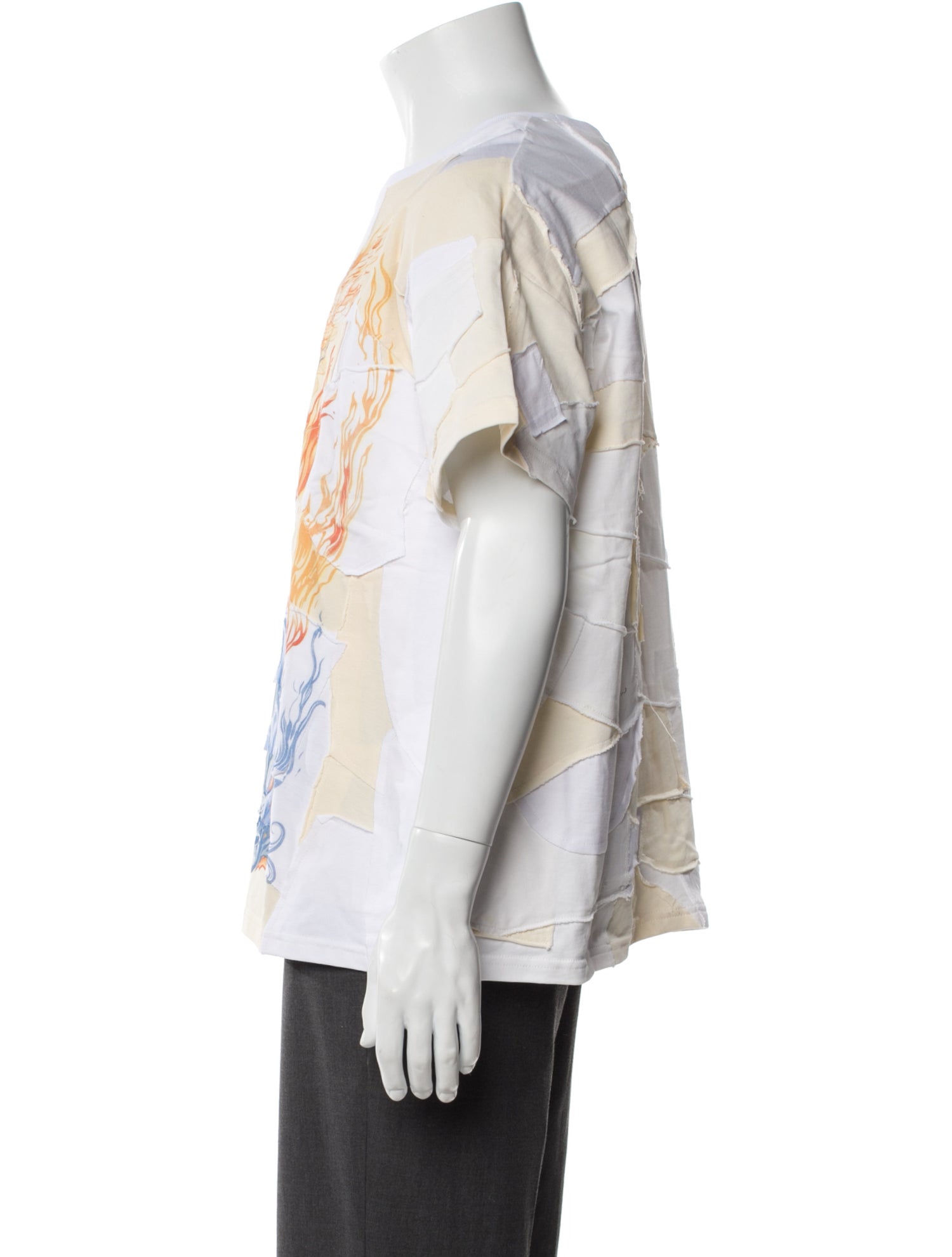 Who Decides War Graphic Print Crew Neck T-Shirt