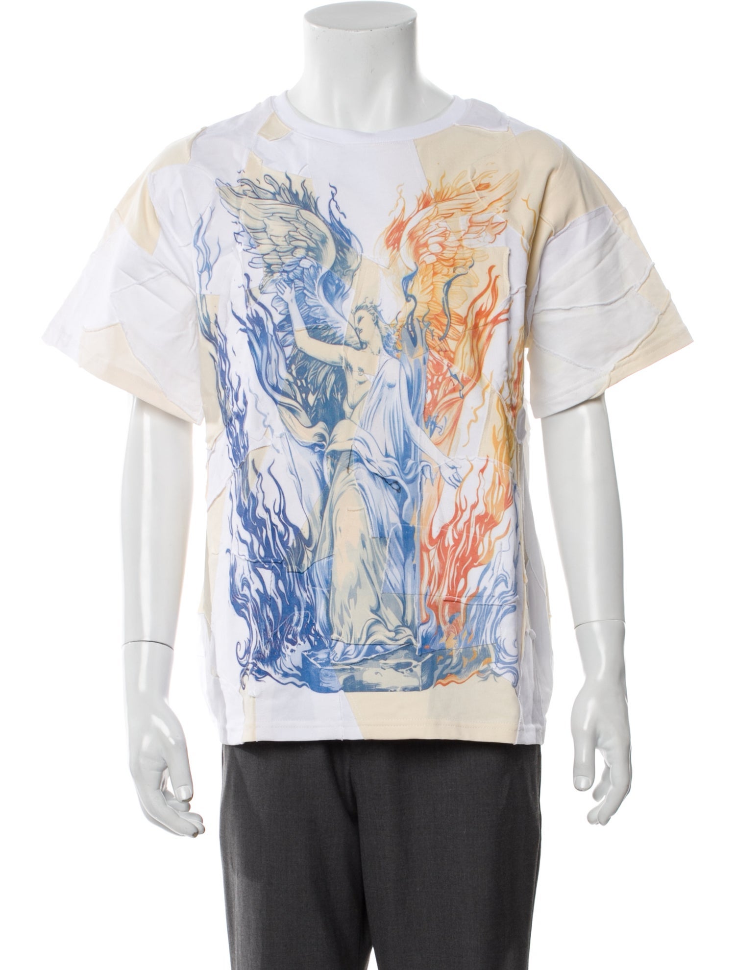 Who Decides War Graphic Print Crew Neck T-Shirt