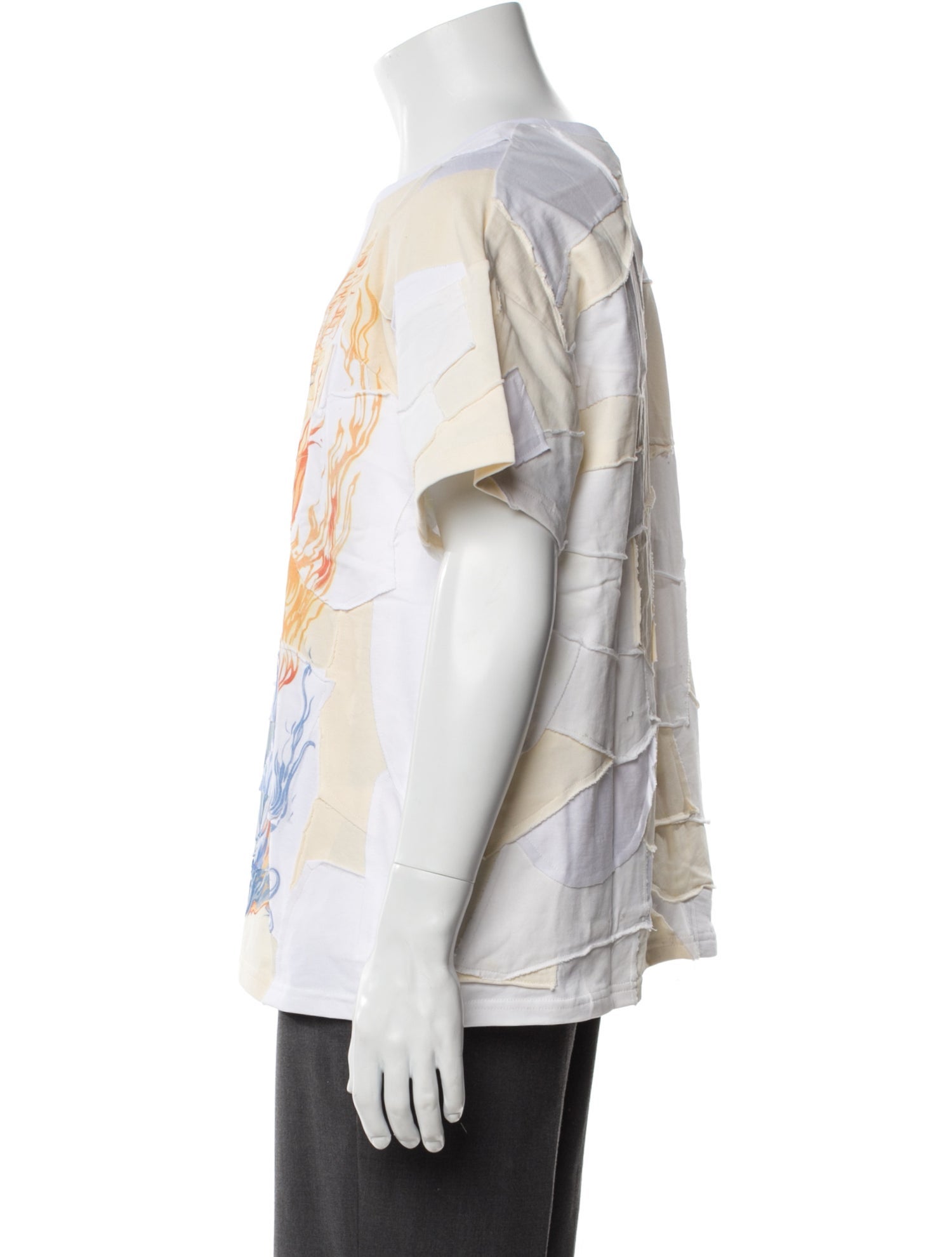 Who Decides War Graphic Print Crew Neck T-Shirt