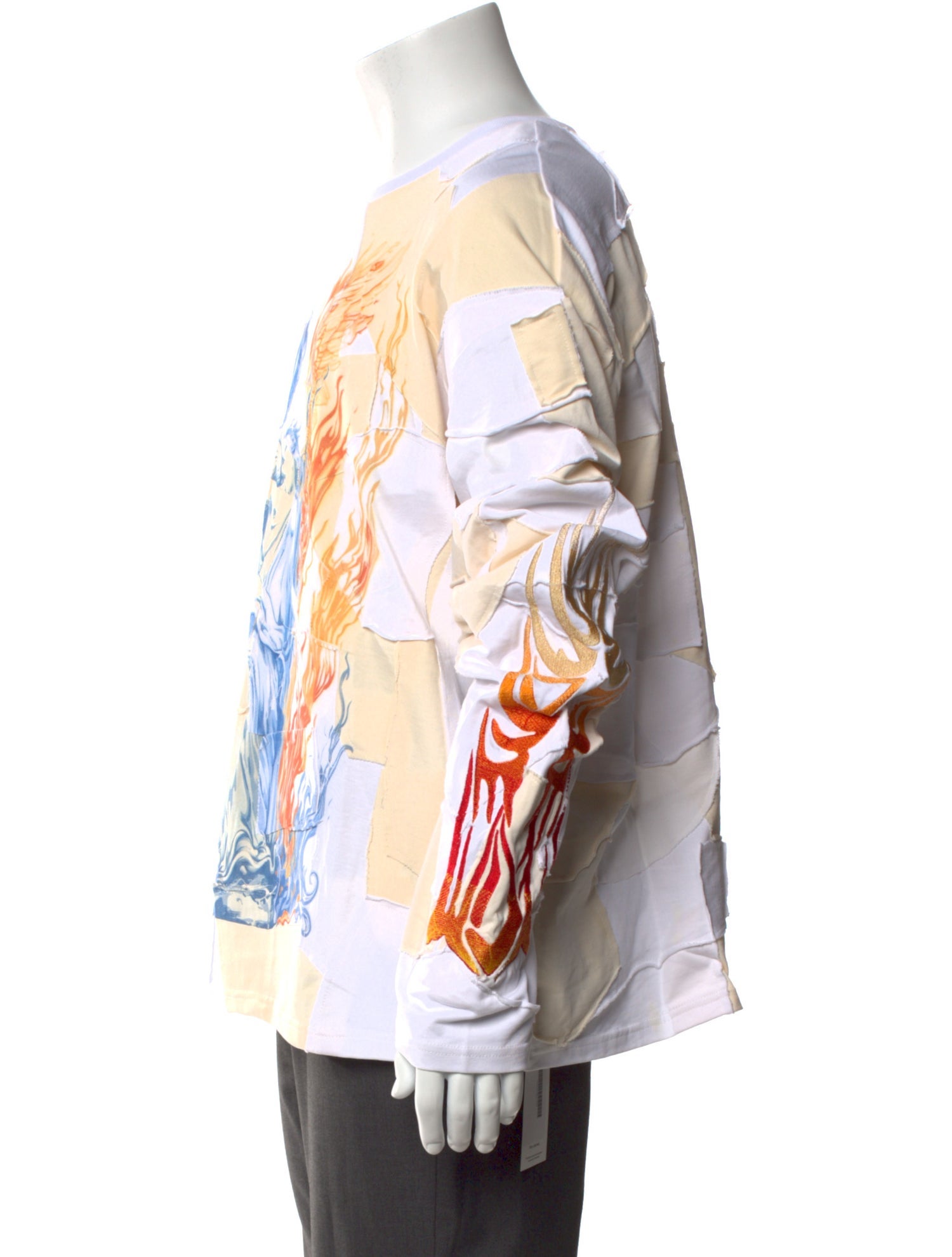 Who Decides War Printed Crew Neck Sweatshirt w/ Tags