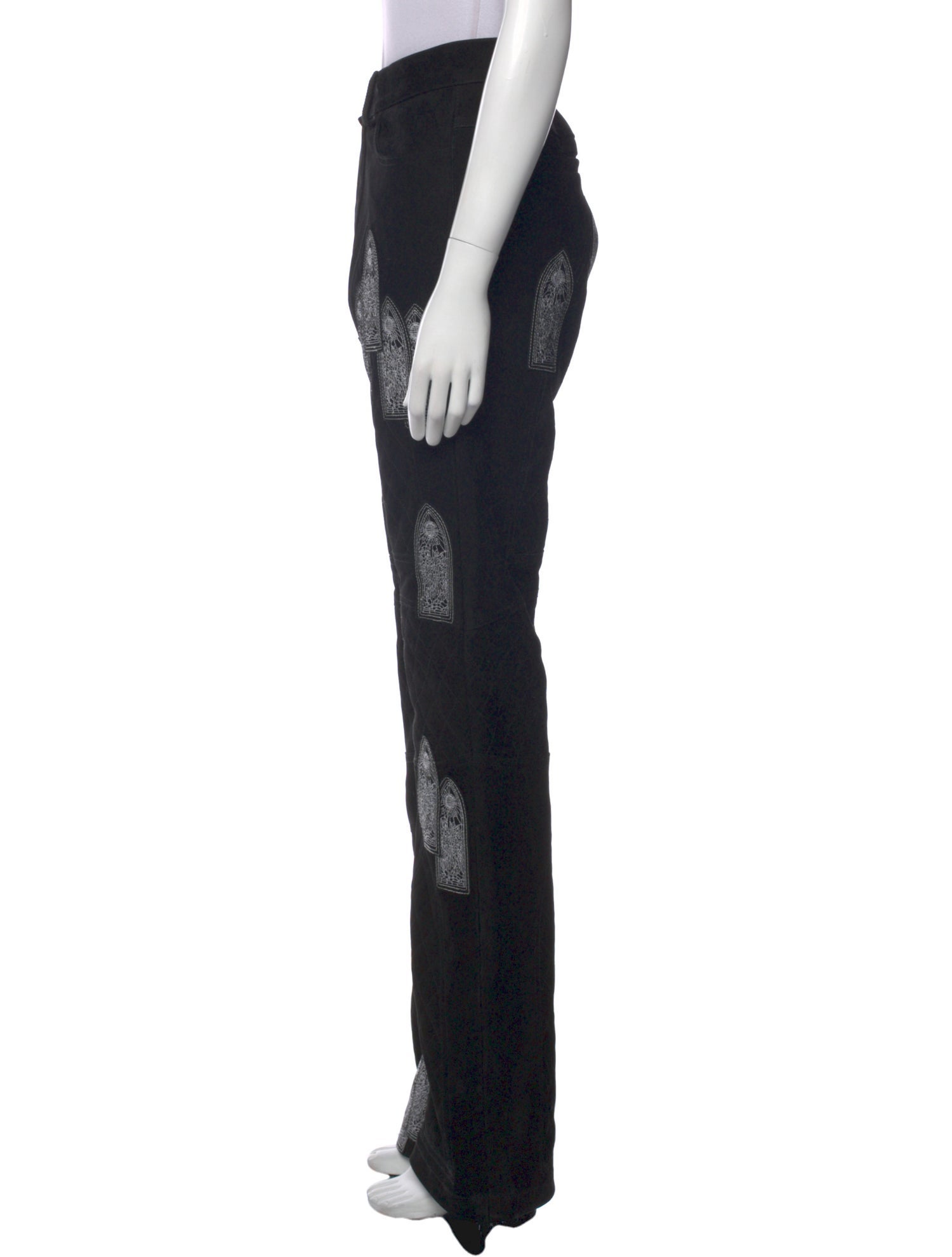 Who Decides War Leather Wide Leg Pants