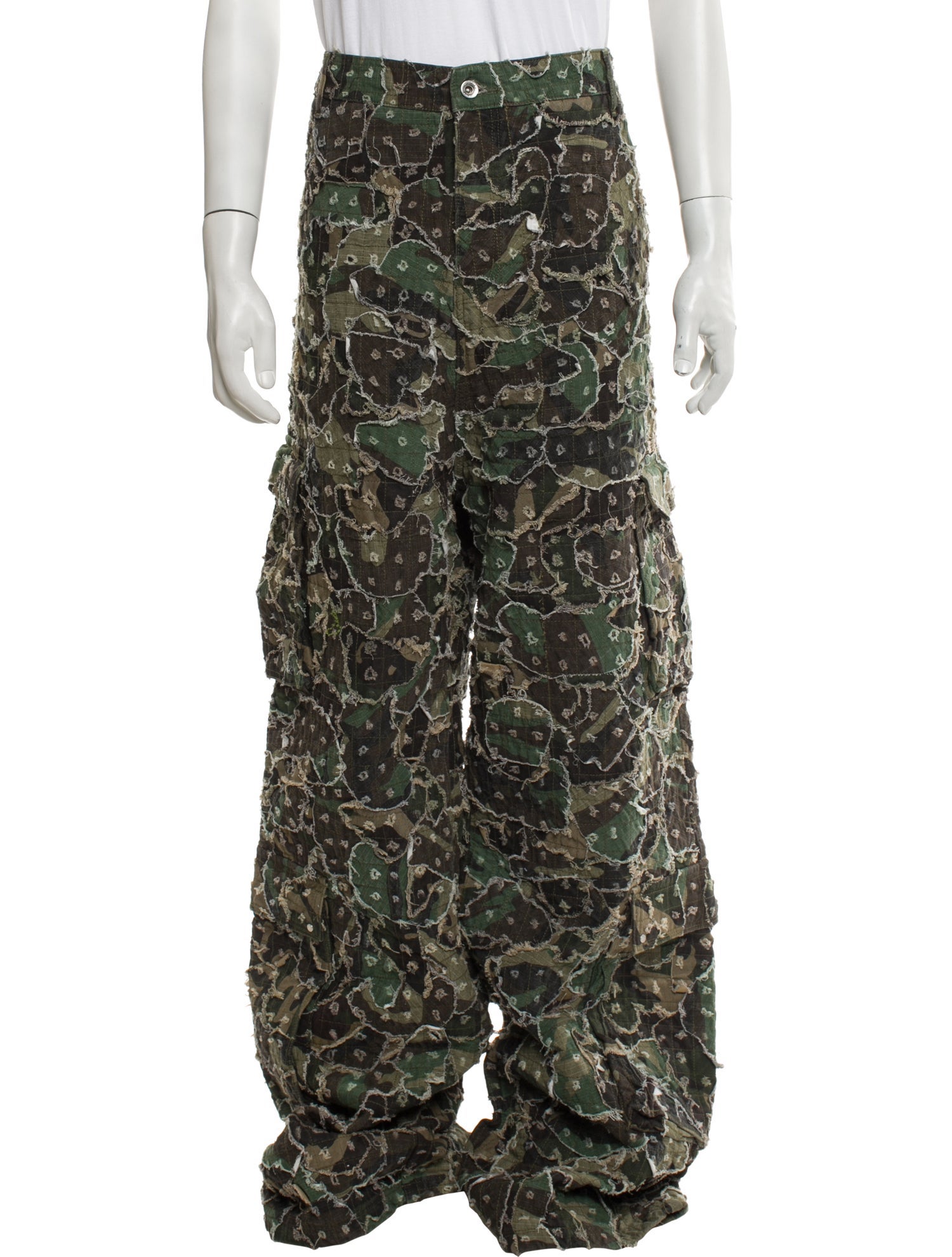 Who Decides War Printed Cargo Pants w/ Tags