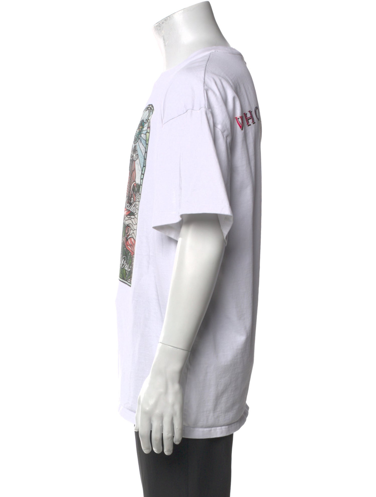 Who Decides War Graphic Print Crew Neck T-Shirt