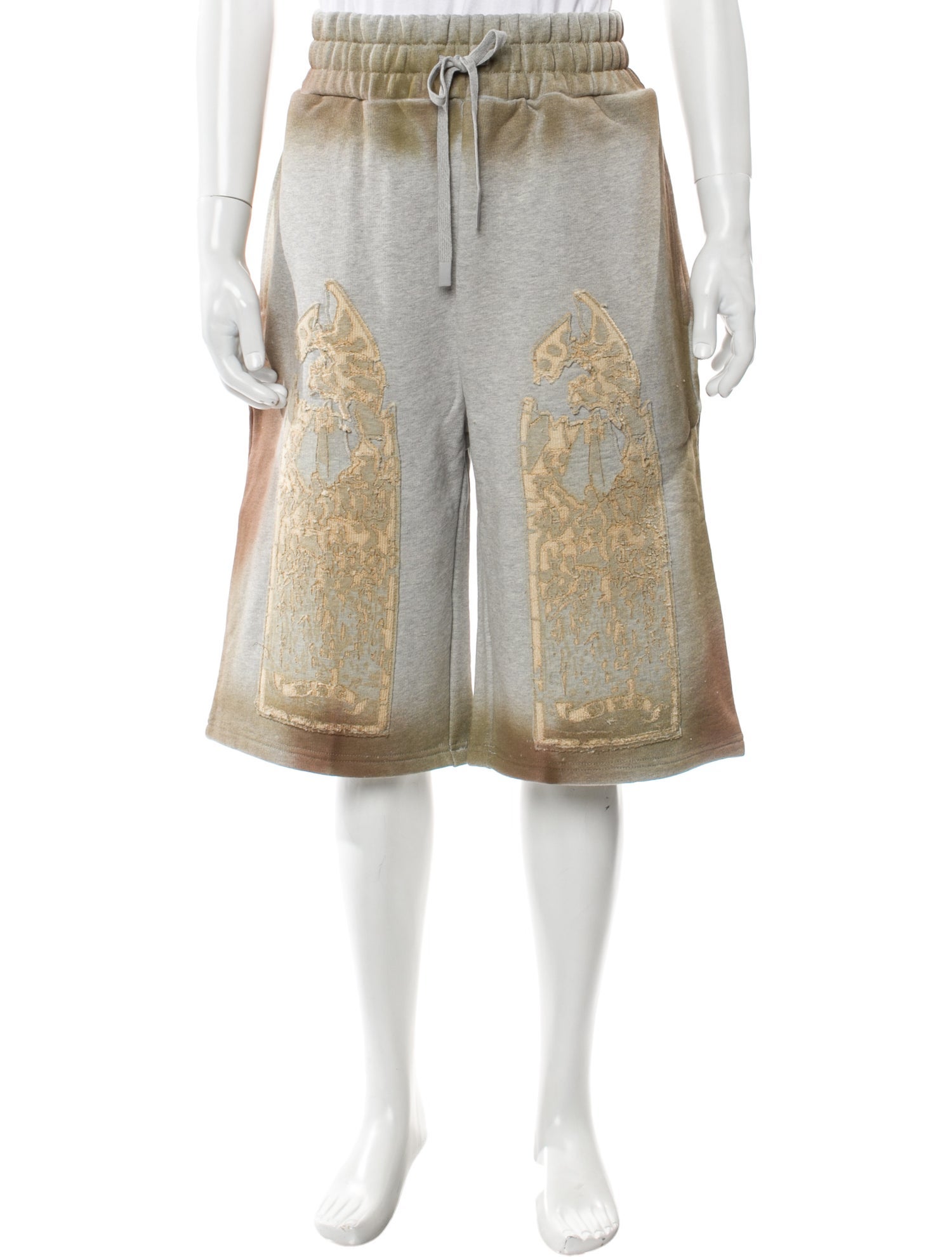 Who Decides War Printed Jogger Shorts w/ Tags