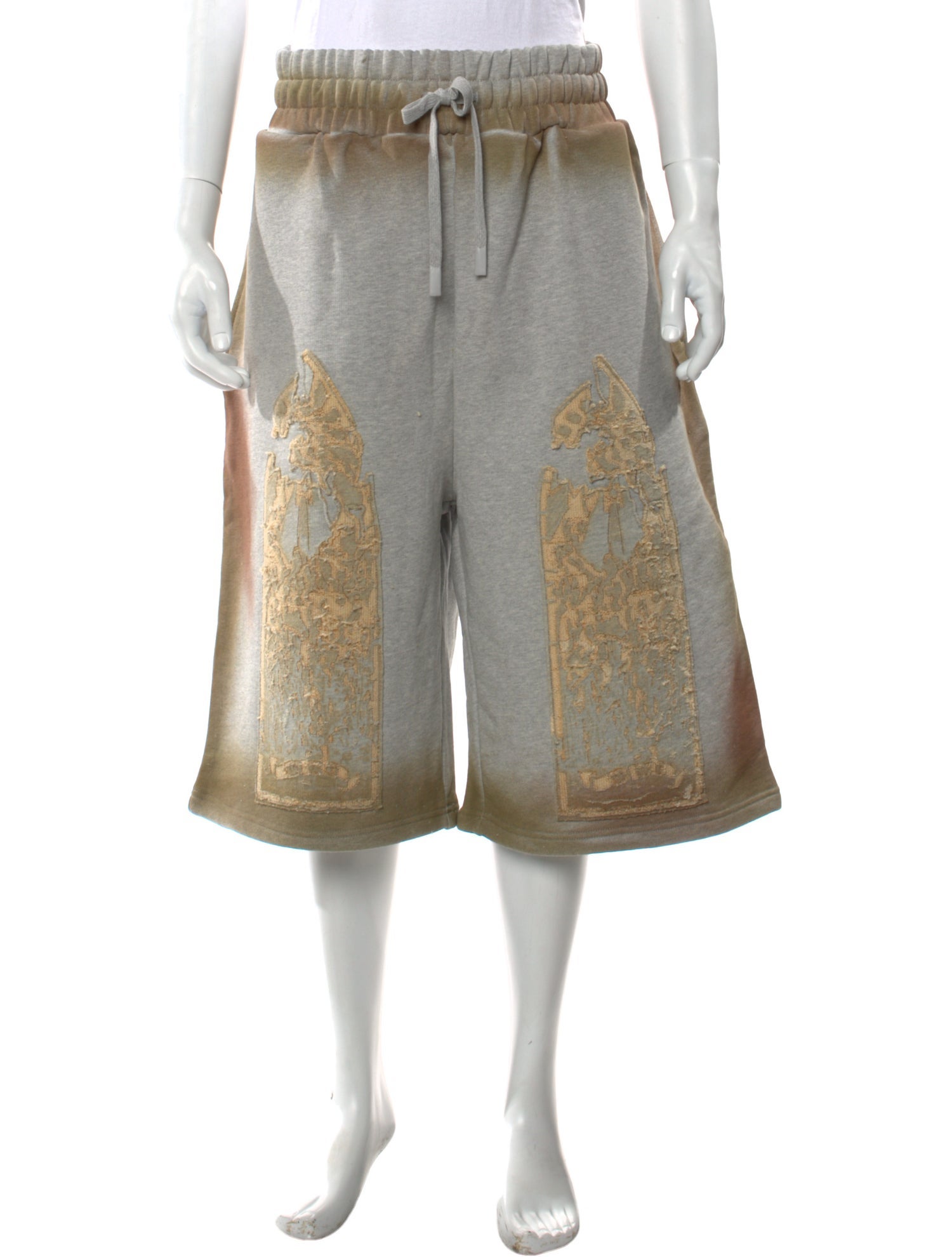 Who Decides War Printed Jogger Shorts w/ Tags