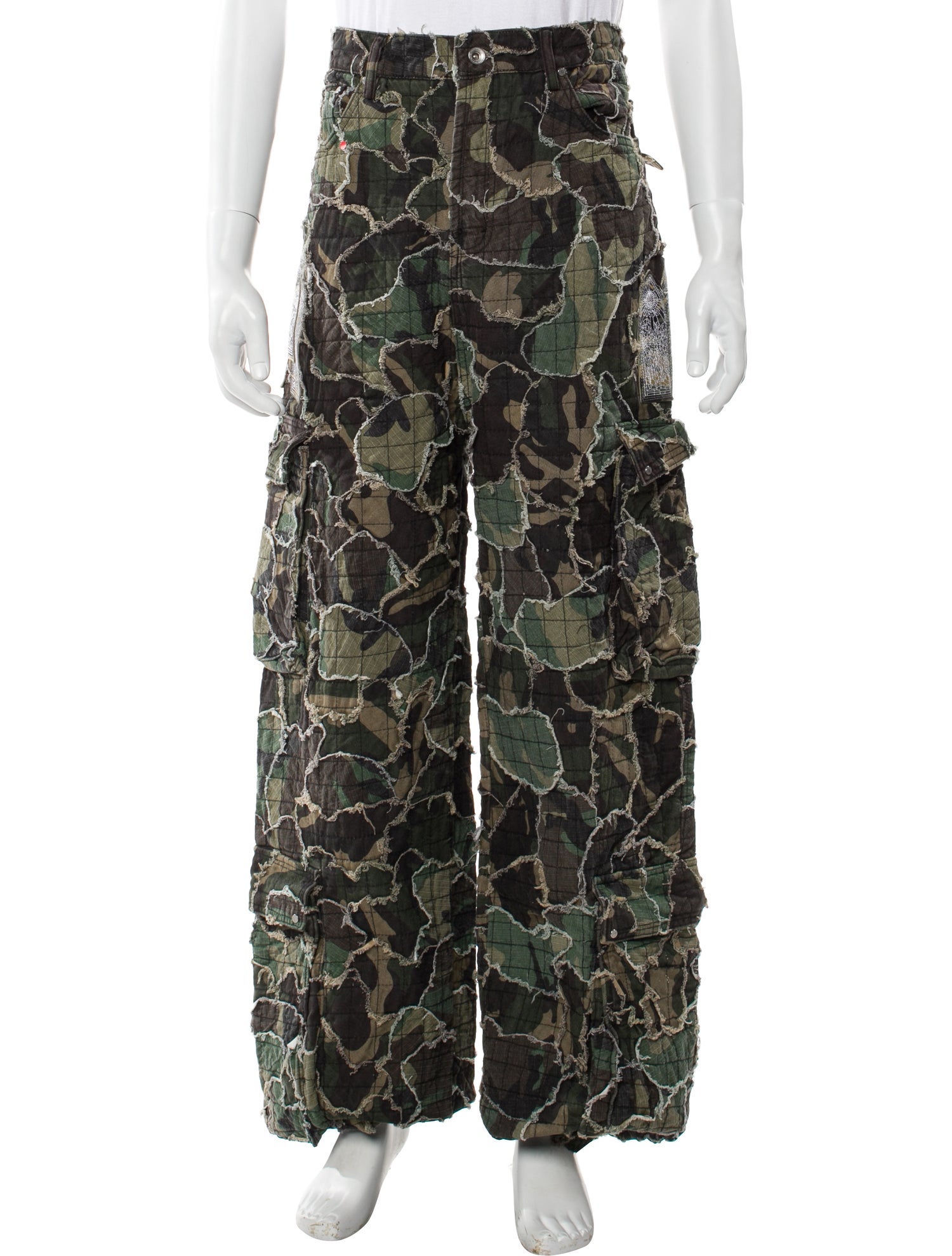 Who Decides War Printed Cargo Pants w/ Tags