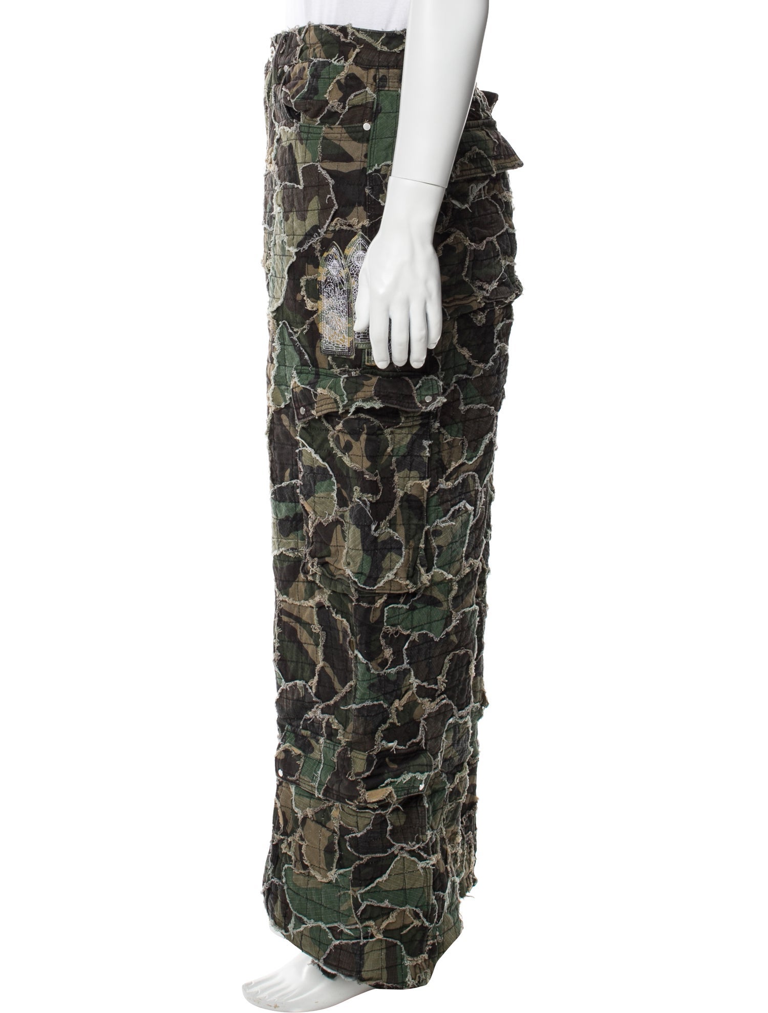 Who Decides War Printed Cargo Pants w/ Tags