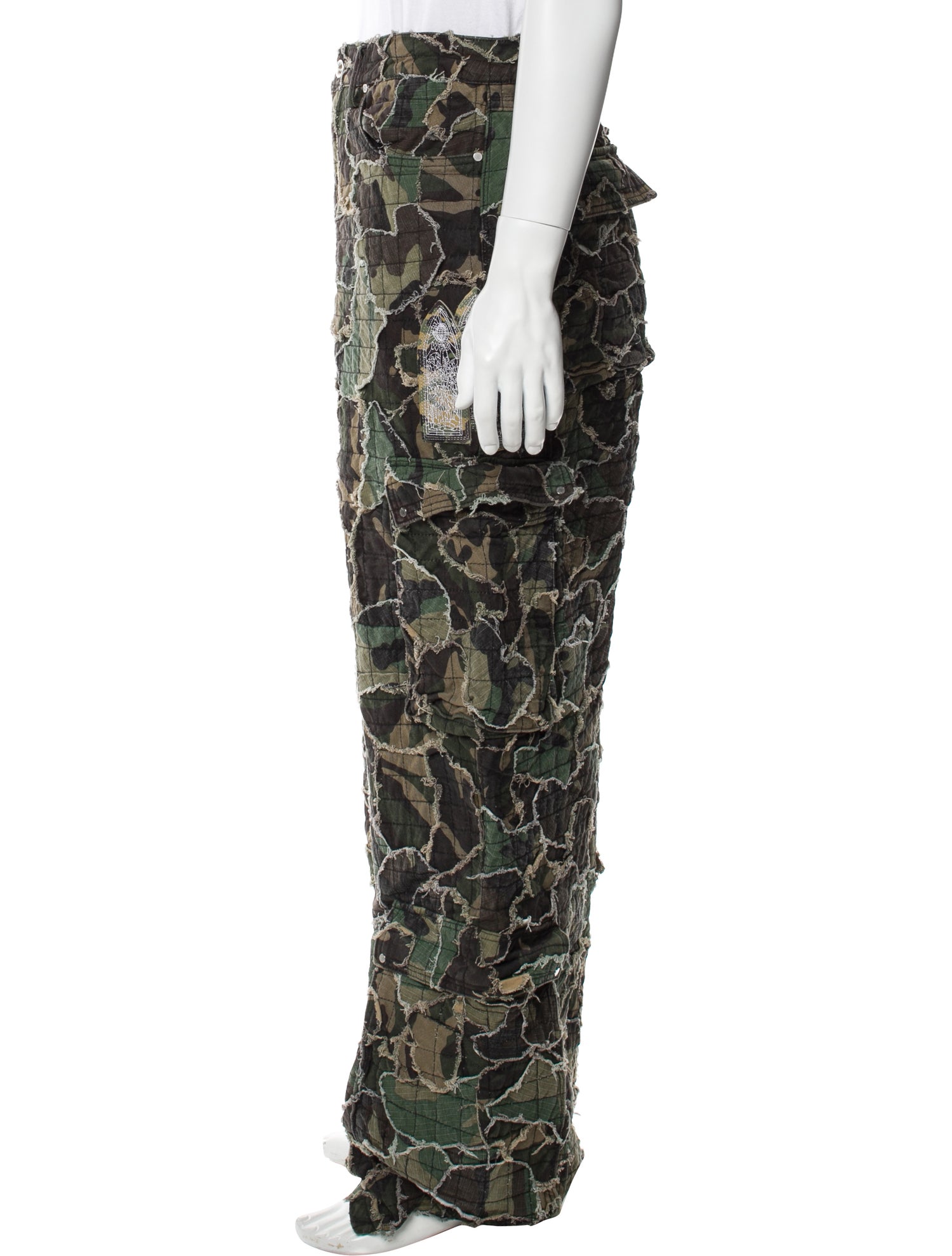 Who Decides War Printed Cargo Pants w/ Tags