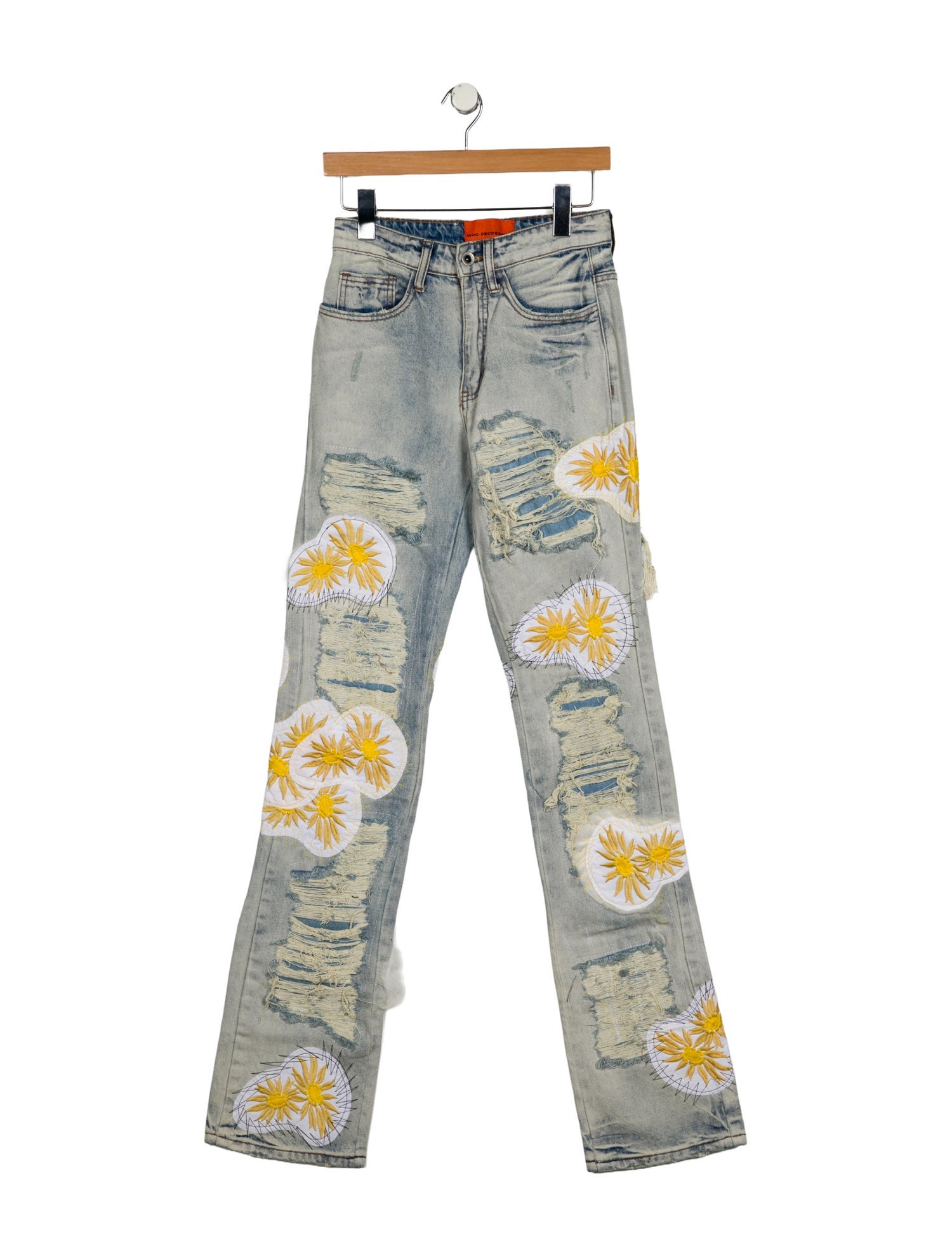 Who Decides War Mid-Rise Straight Leg Jeans