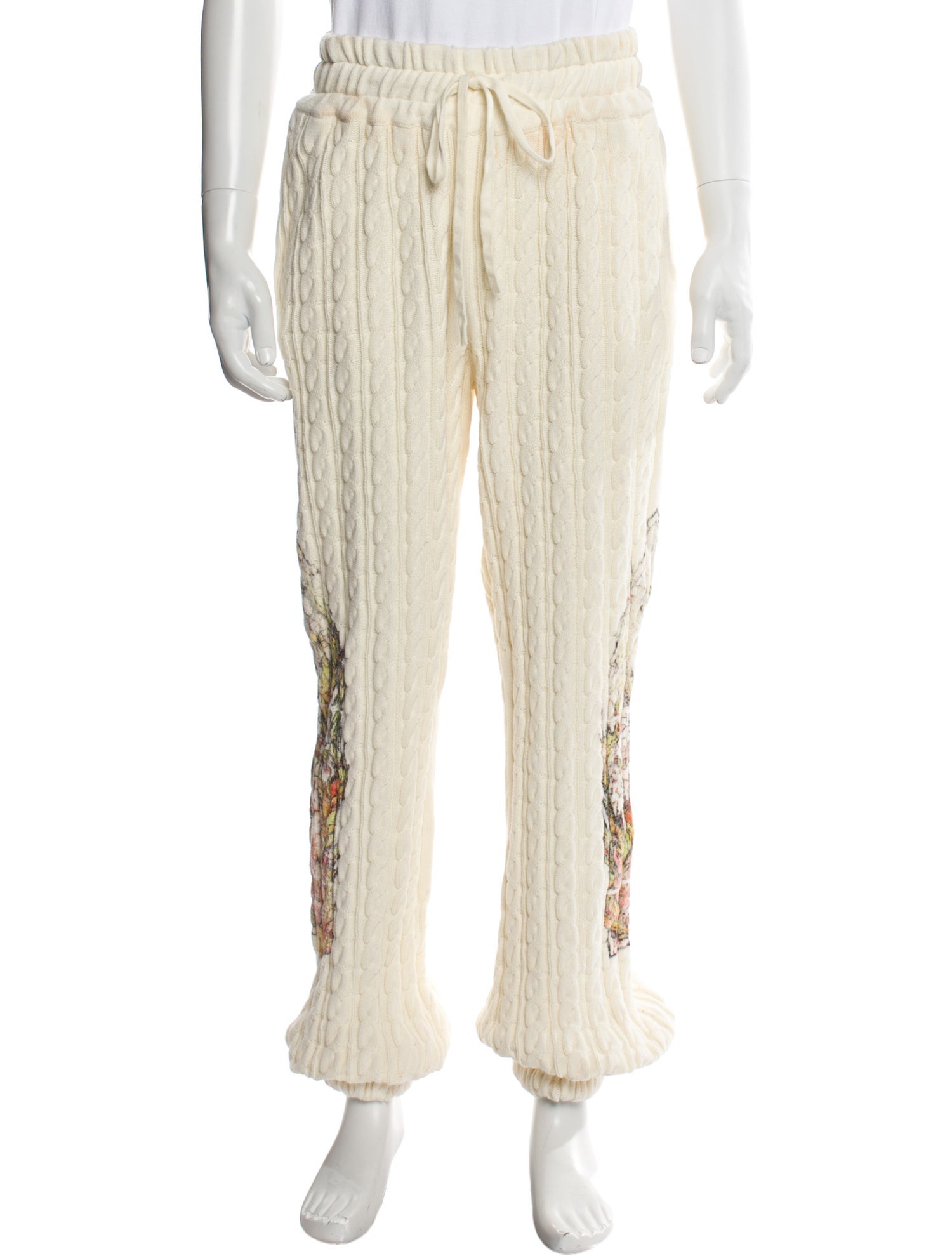 Who Decides War Striped Joggers