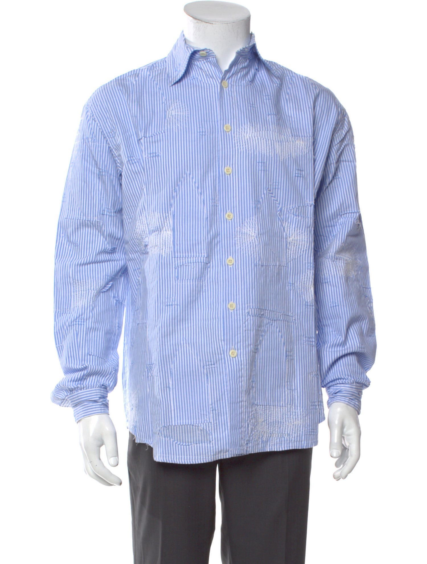 Who Decides War Striped Long Sleeve Shirt