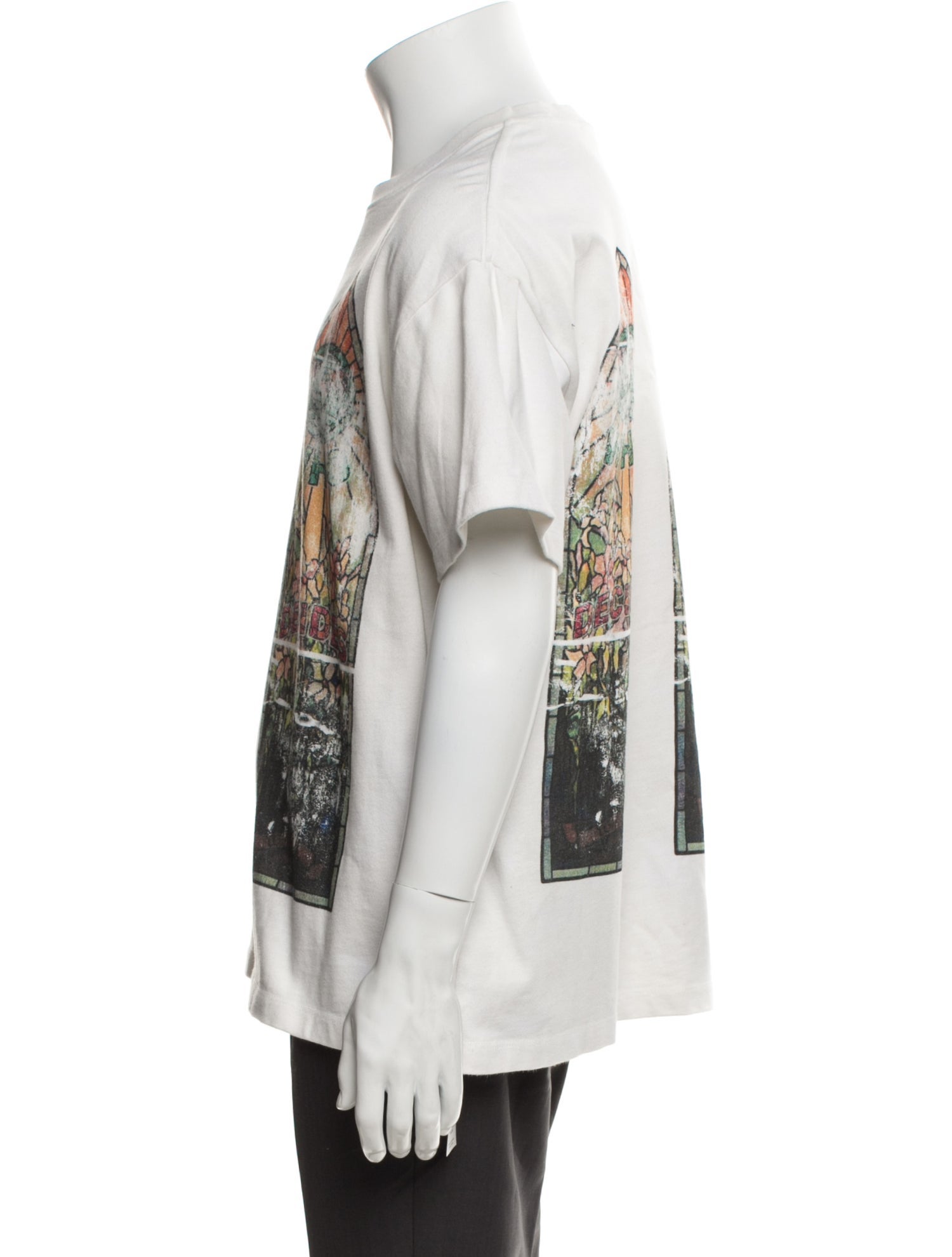 Who Decides War Graphic Print Crew Neck T-Shirt