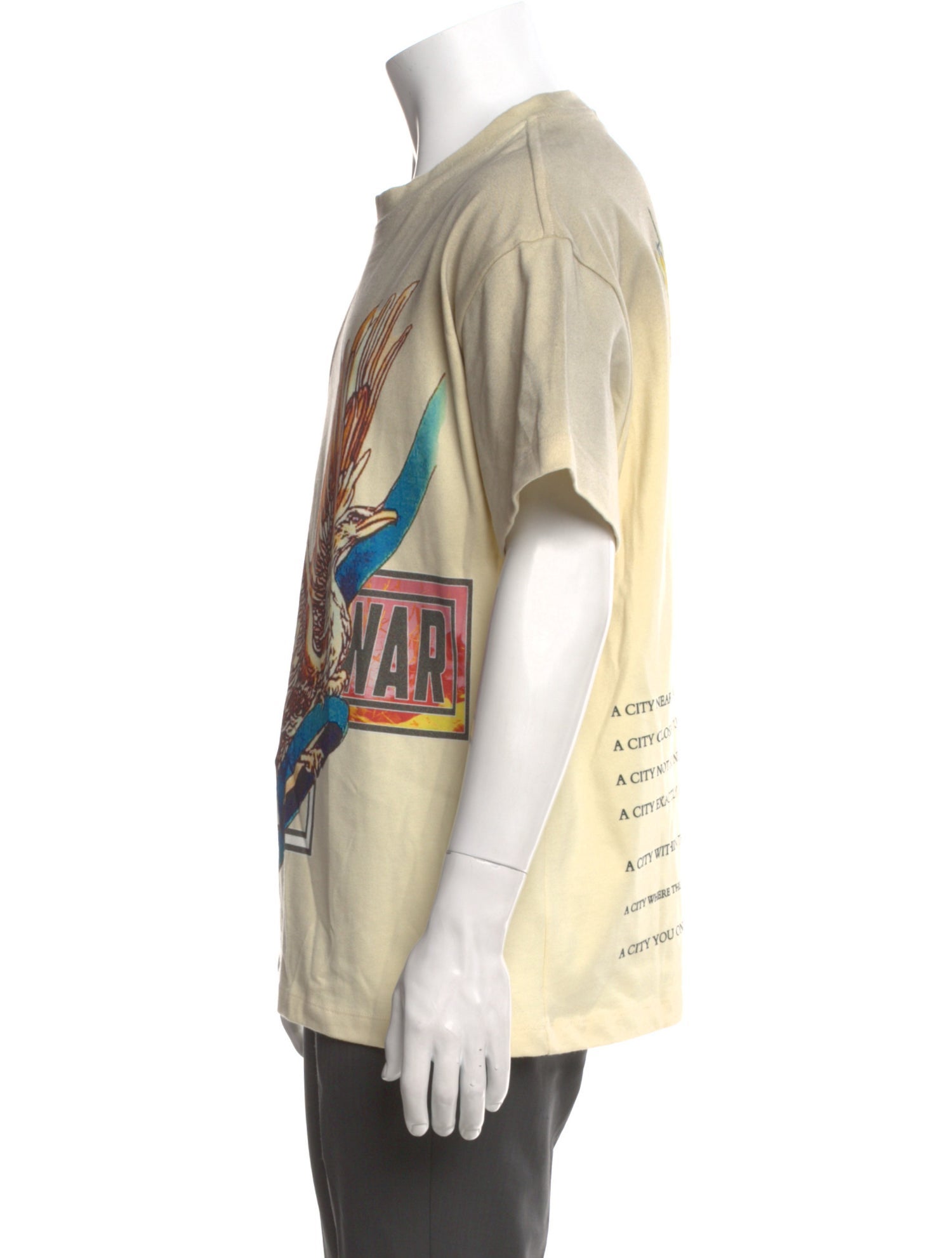 Who Decides War Graphic Print Crew Neck T-Shirt