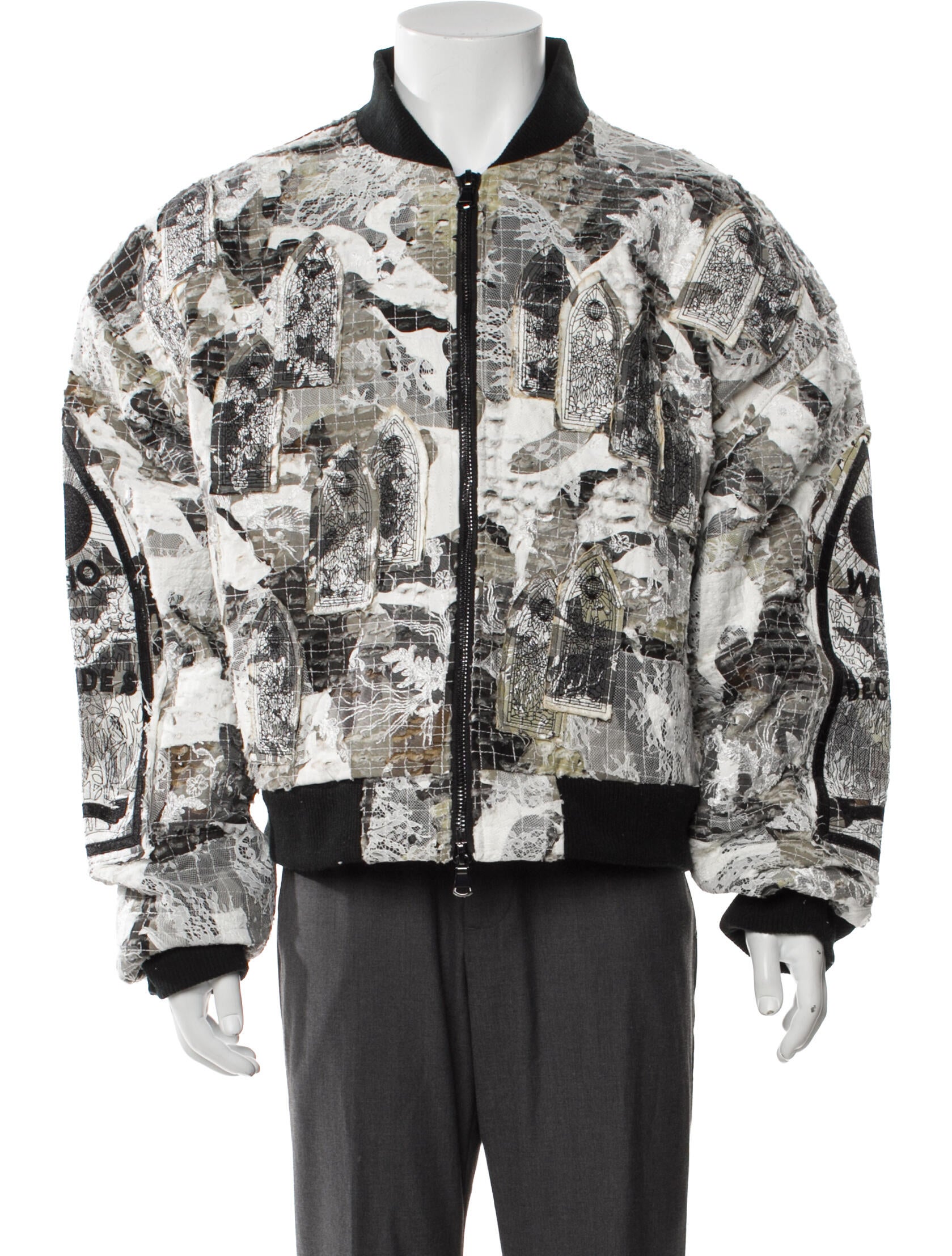 Who Decides War Printed Bomber Jacket