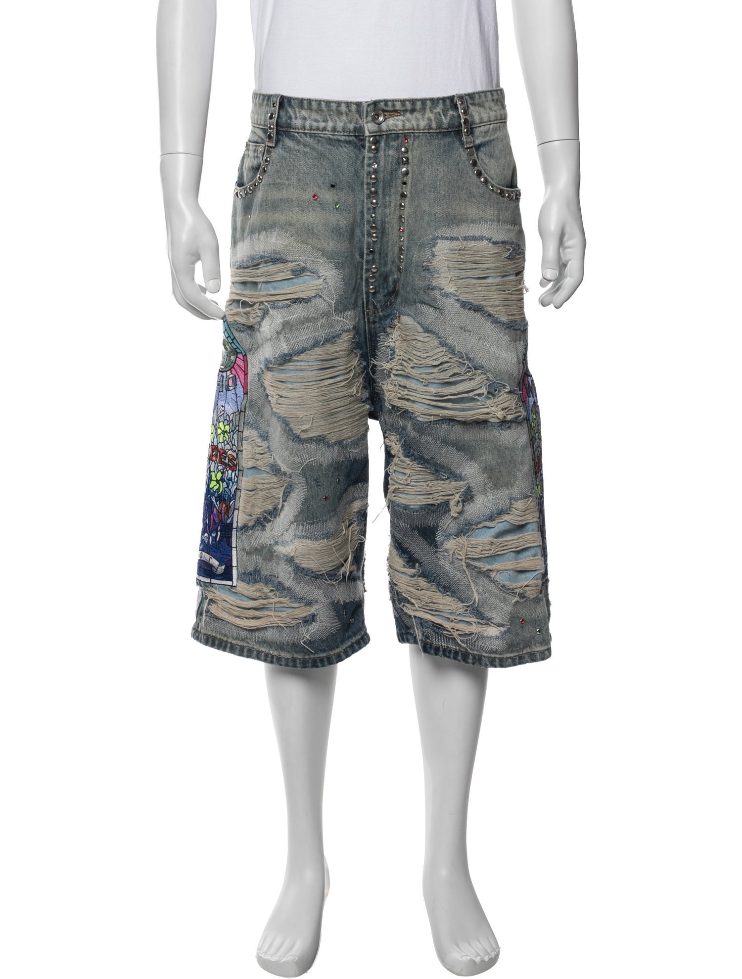 Who Decides War Denim Shorts
