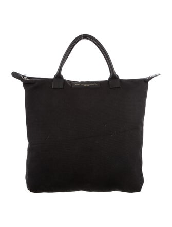 WANT Les Essentiels de la Vie Leather-Trimmed Canvas Tote