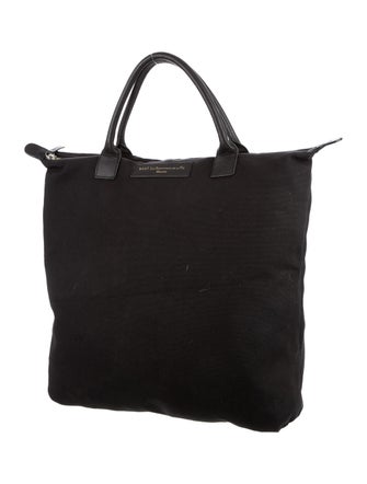 WANT Les Essentiels de la Vie Leather-Trimmed Canvas Tote