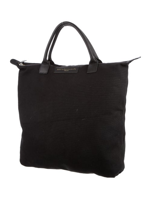 WANT Les Essentiels de la Vie Leather-Trimmed Canvas Tote
