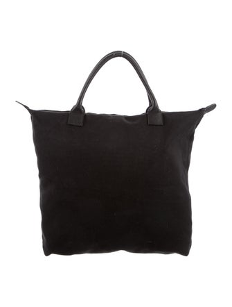 WANT Les Essentiels de la Vie Leather-Trimmed Canvas Tote