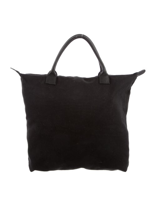 WANT Les Essentiels de la Vie Leather-Trimmed Canvas Tote