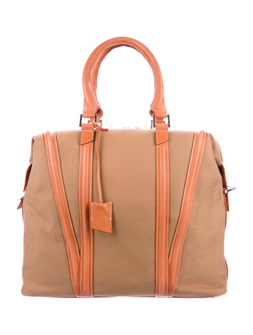 WANT Les Essentiels de la Vie Leather-Trimmed Canvas Weekender