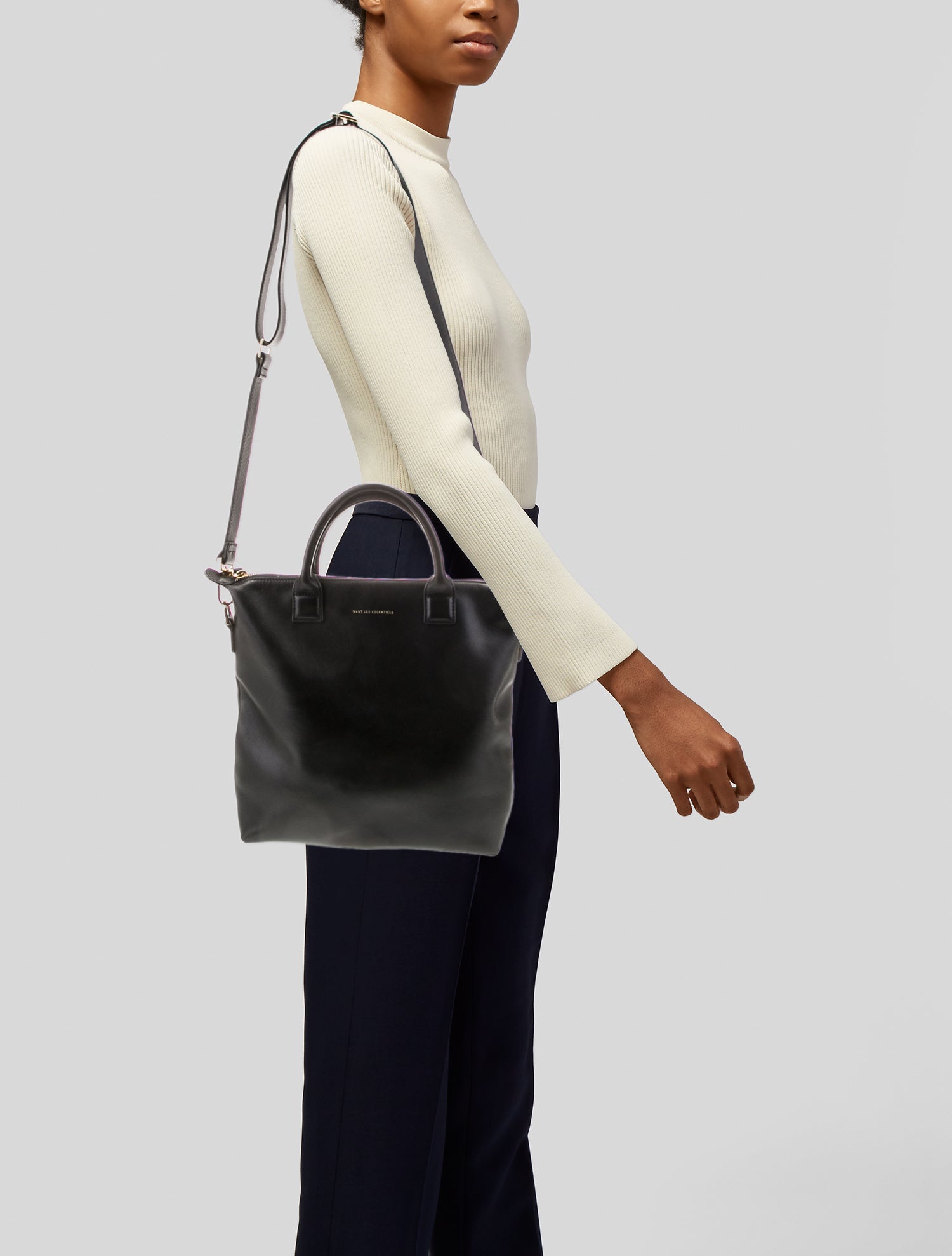 WANT Les Essentiels Leather Top Handle Bag