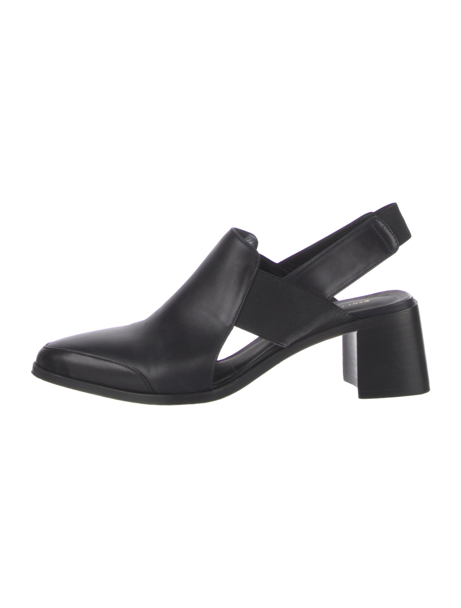 WANT Les Essentiels Leather Cutout Accent Slingback Pumps
