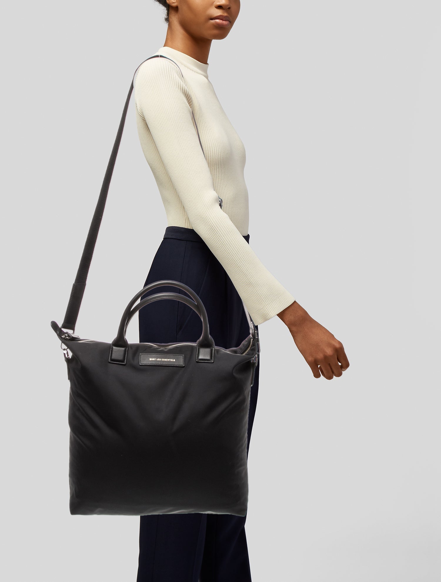 WANT Les Essentiels Nylon Top Handle Bag