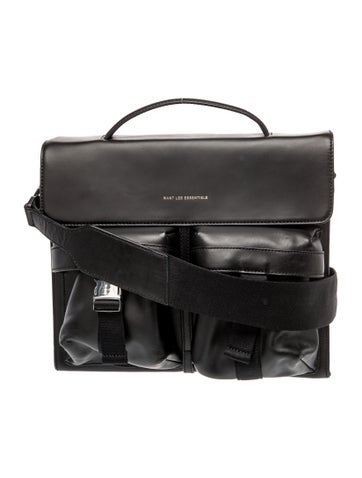 Want Les Essentiels Messenger Bags Leather Briefcase