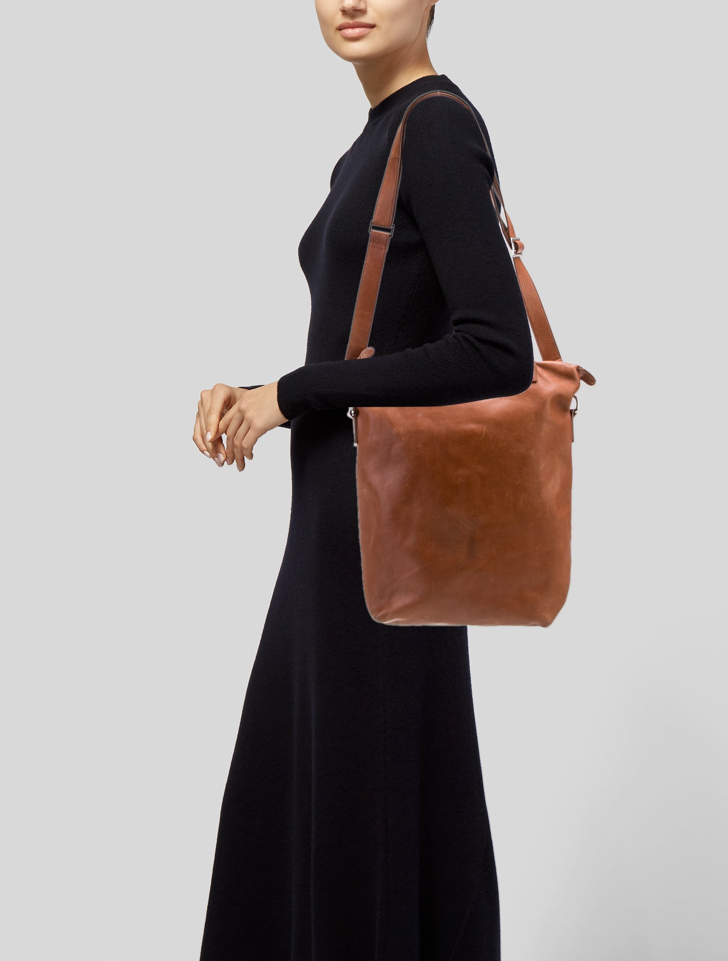 WANT Les Essentiels Leather Top Handle Bag