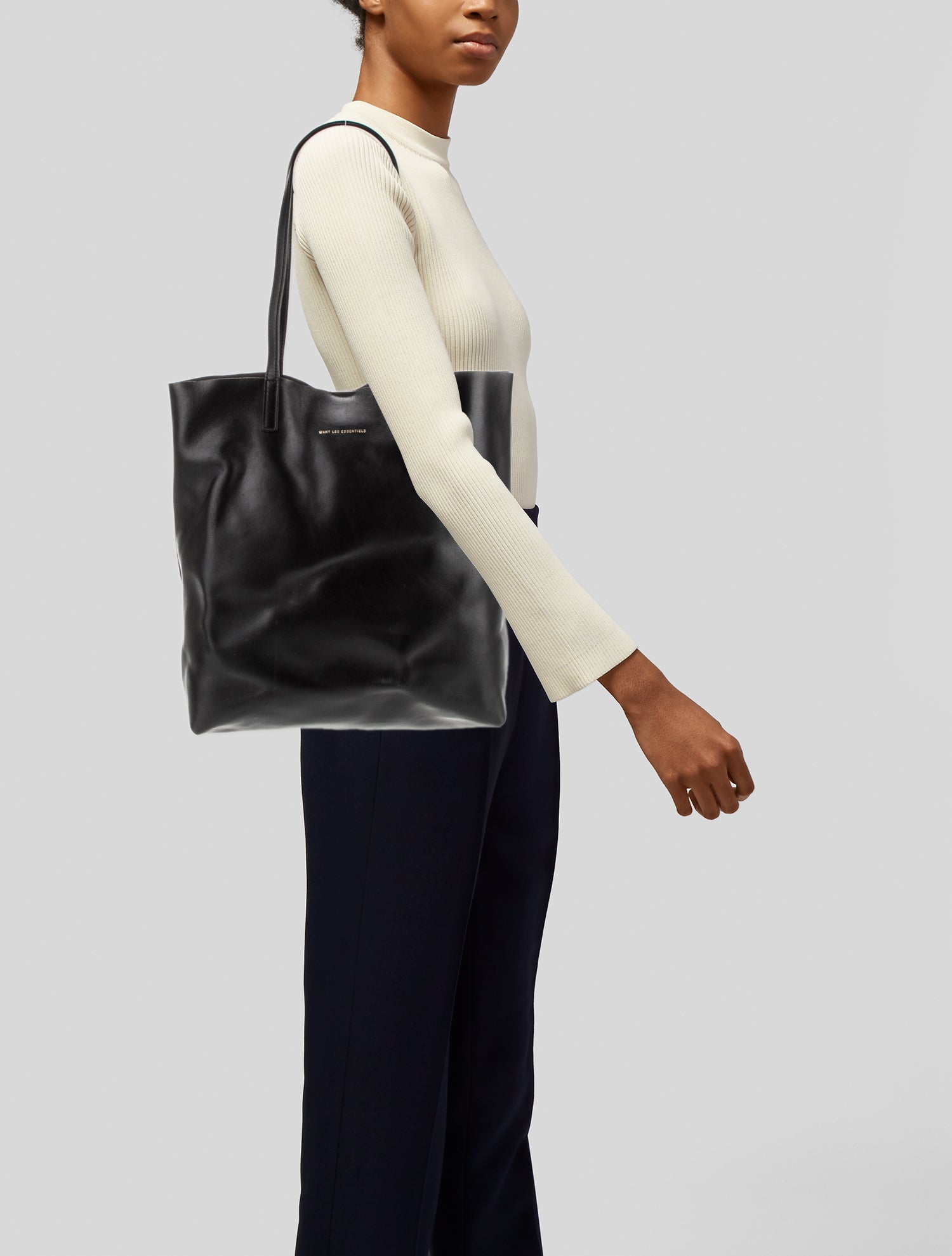 WANT Les Essentiels Leather Top Handle Bag