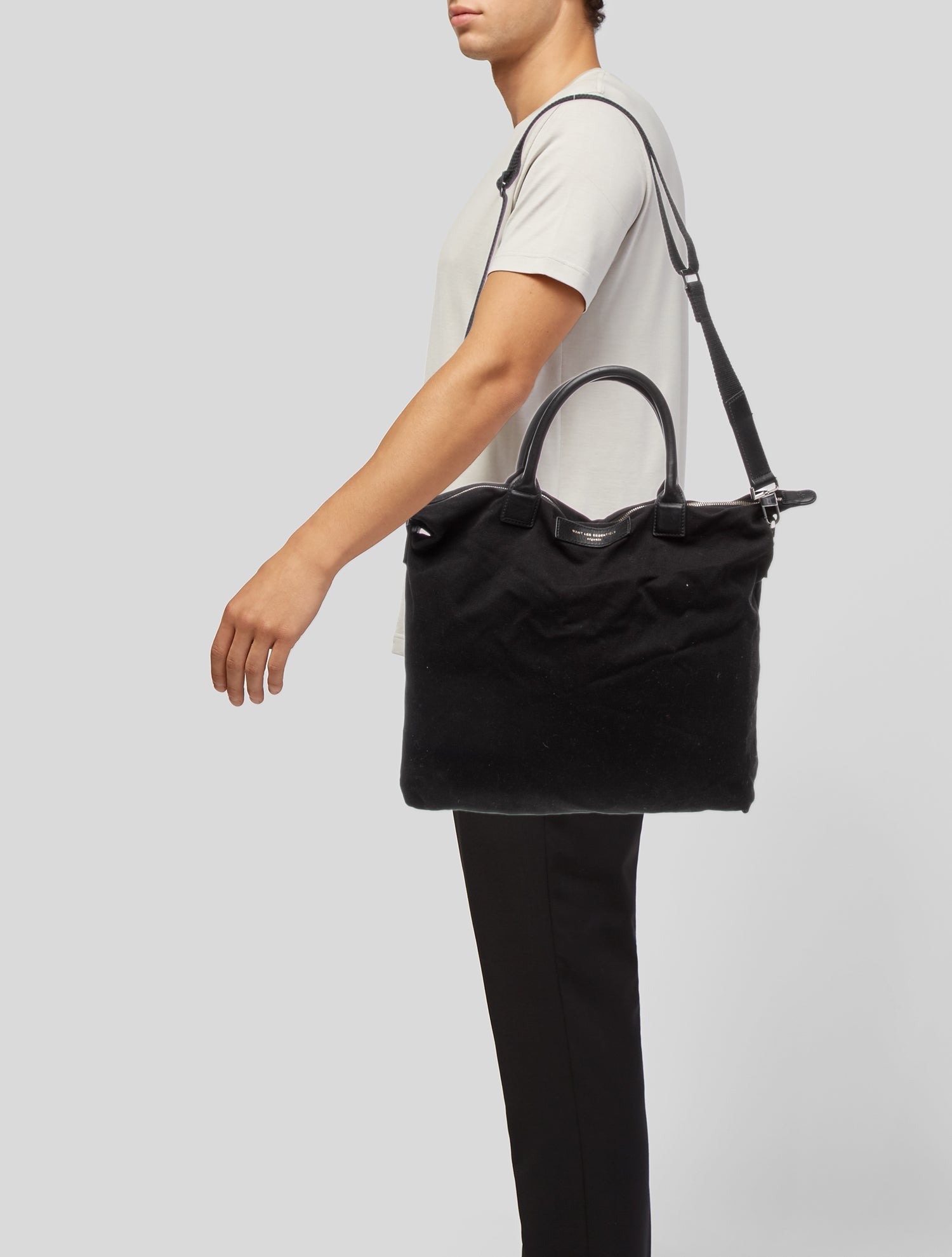 WANT Les Essentiels Canvas Messenger Bag