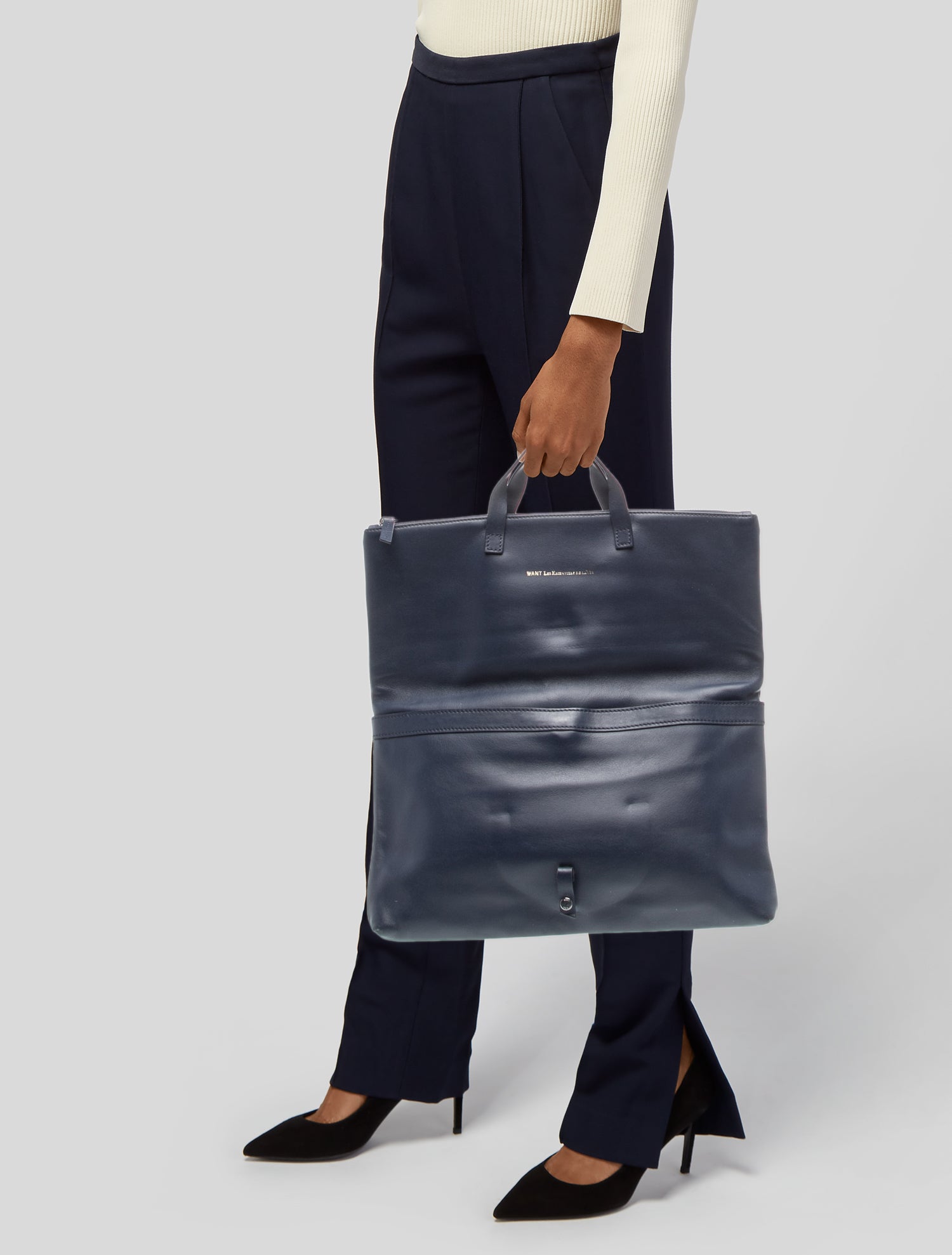 WANT Les Essentiels Leather Clutch