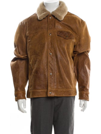 Western By Schott 545 Leather Trucker Jacket