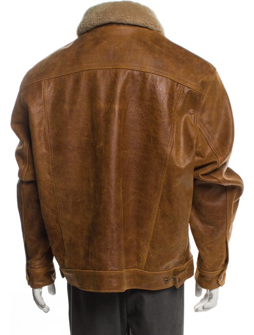 Western By Schott 545 Leather Trucker Jacket