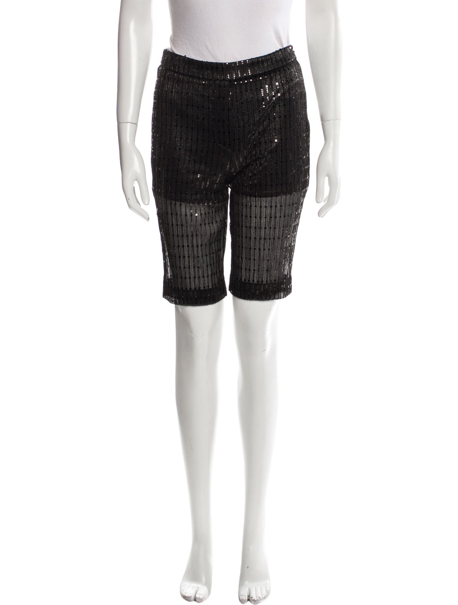 We11Done Printed Knee-Length Shorts