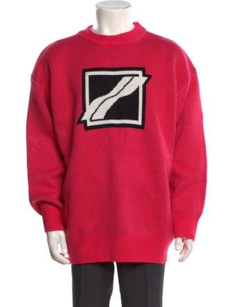 We11Done Wool Graphic Print Pullover