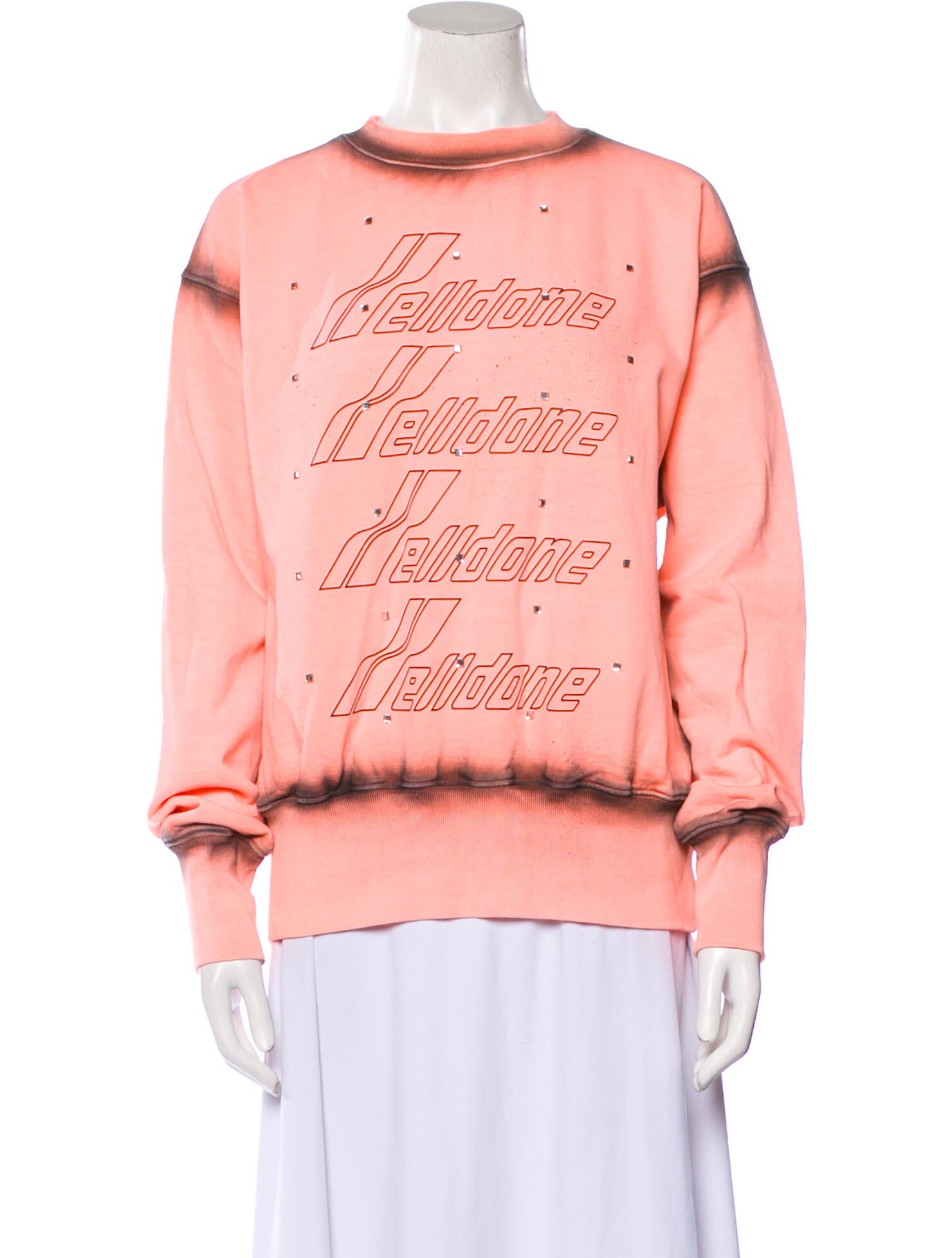 We11Done Crew Neck Long Sleeve Sweatshirt